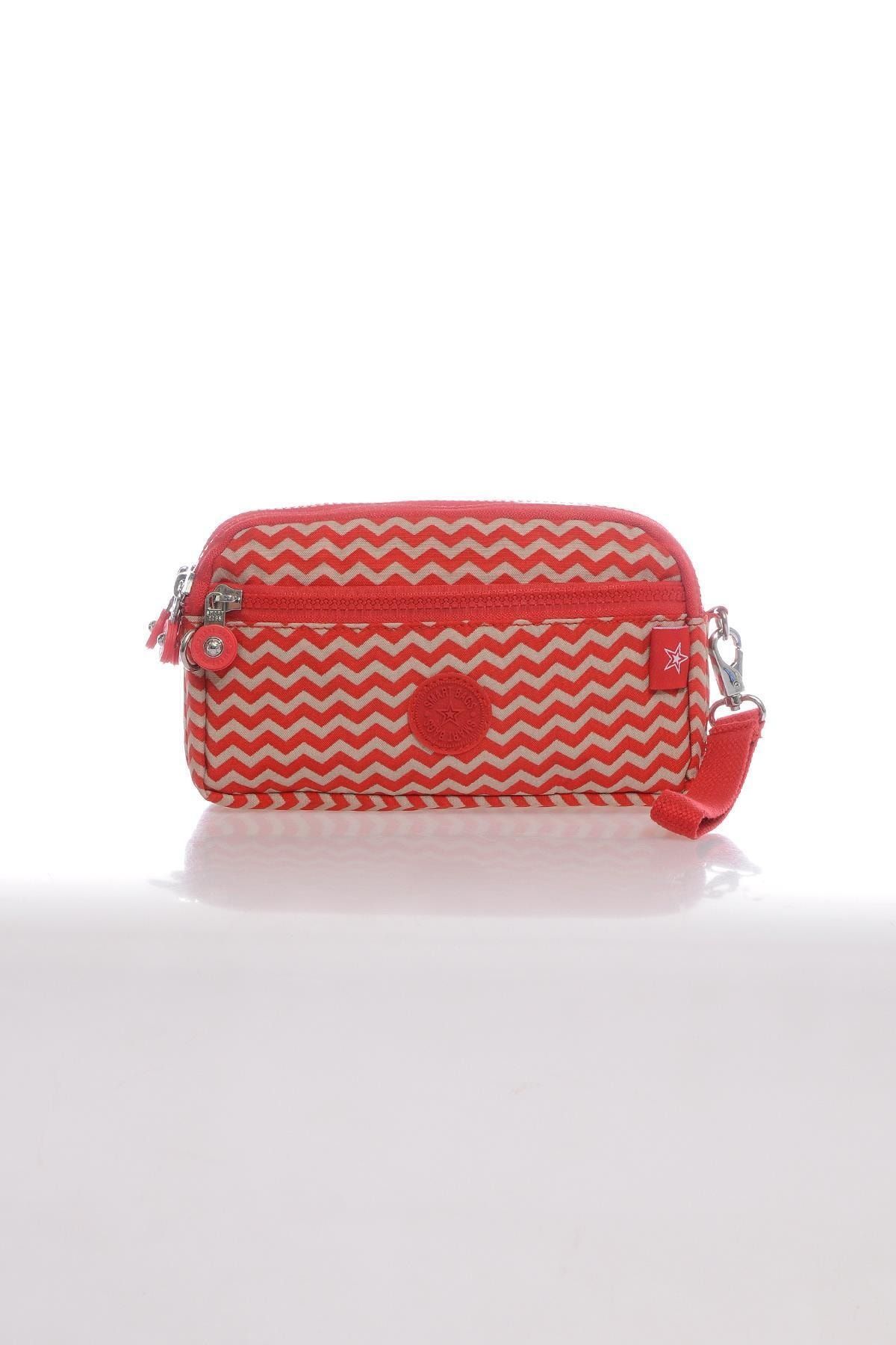 Smart Bags Smb1112-0134 Kırmızı/bej Kadın Minik Çapraz Çanta