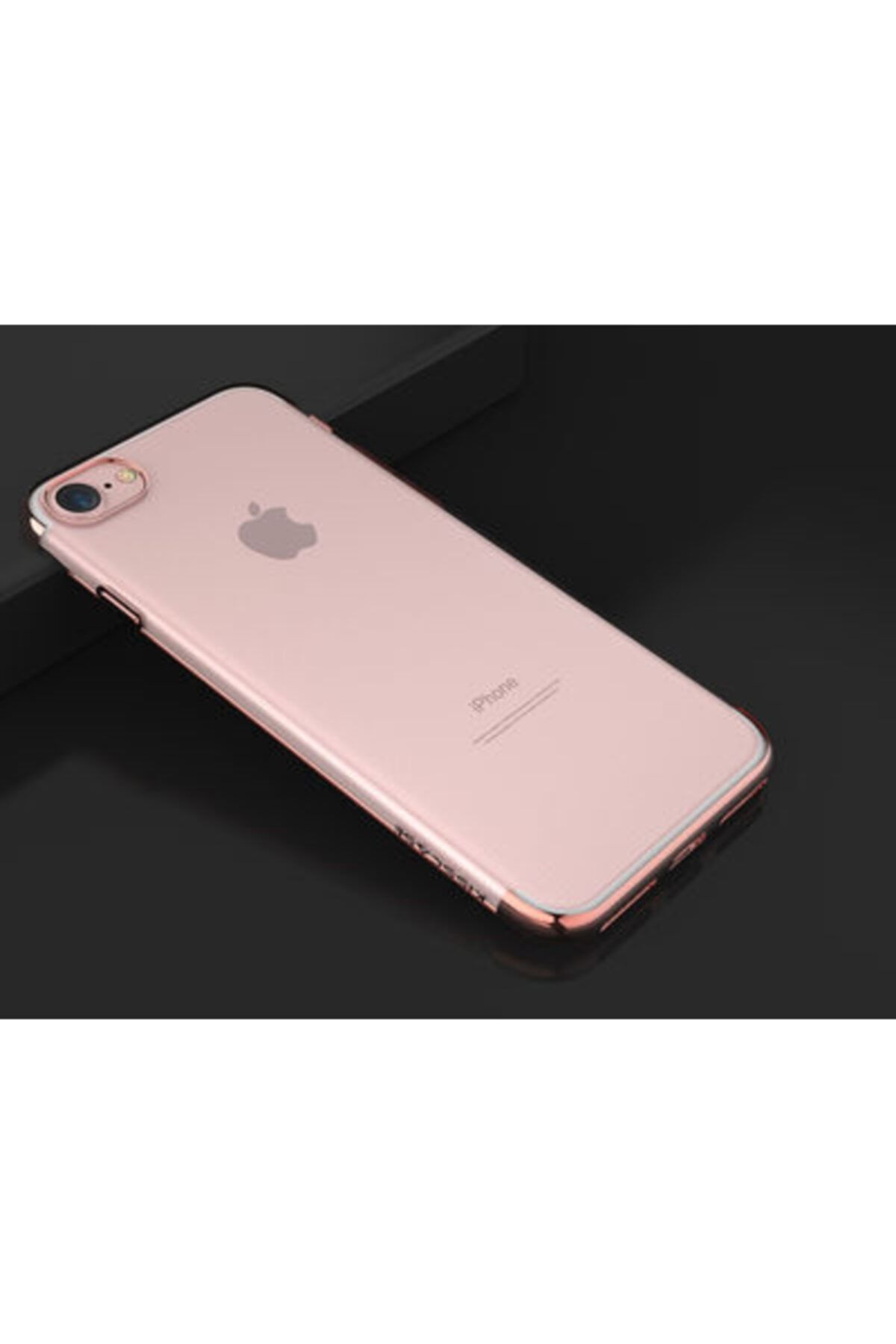 Pickcase Apple Iphone Se 2020 Kılıf Dört Köşeli Lazer Silikon