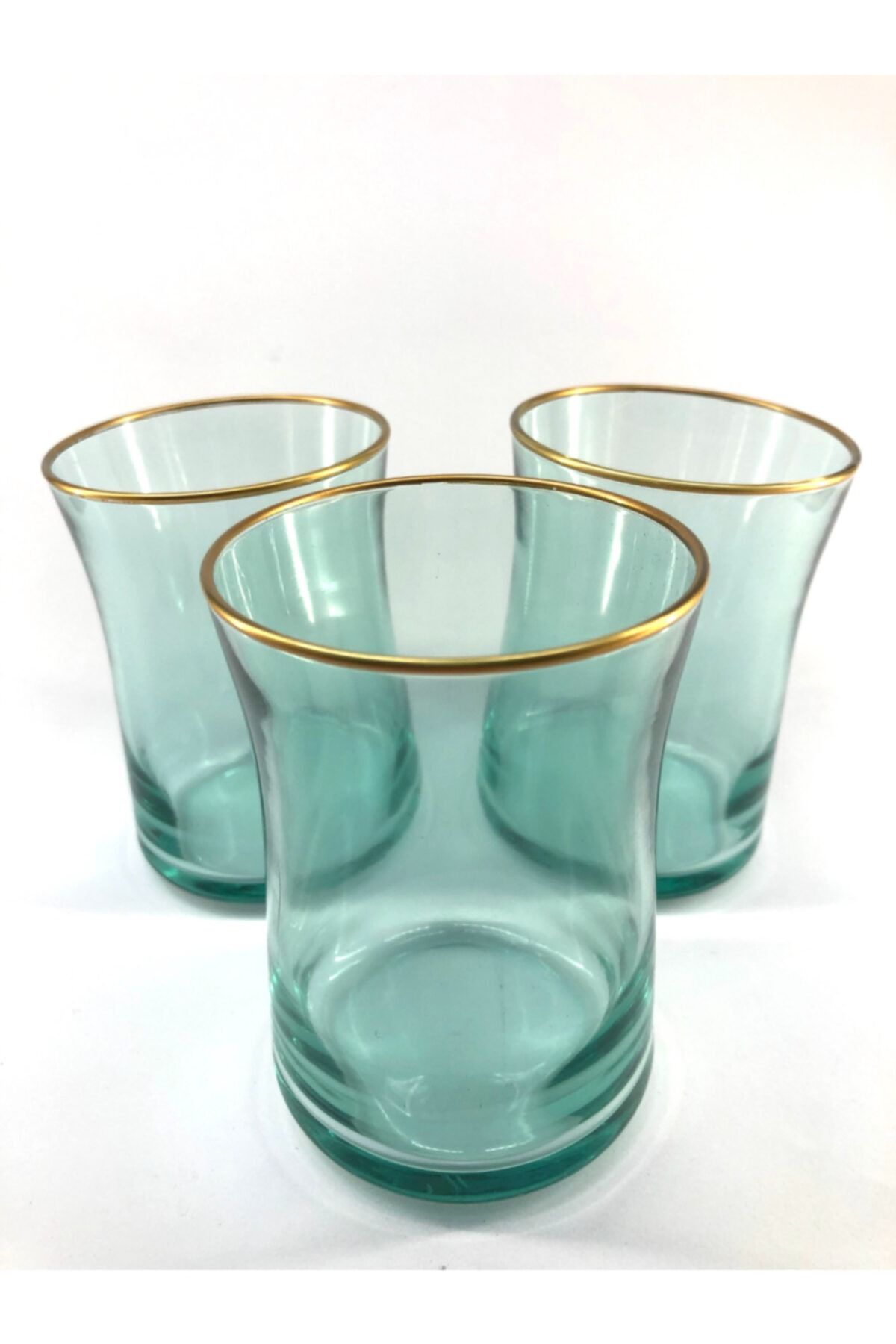 Rakle Neo Yeşil Renkli Kısa Meşrubat Bardağı 3'lü