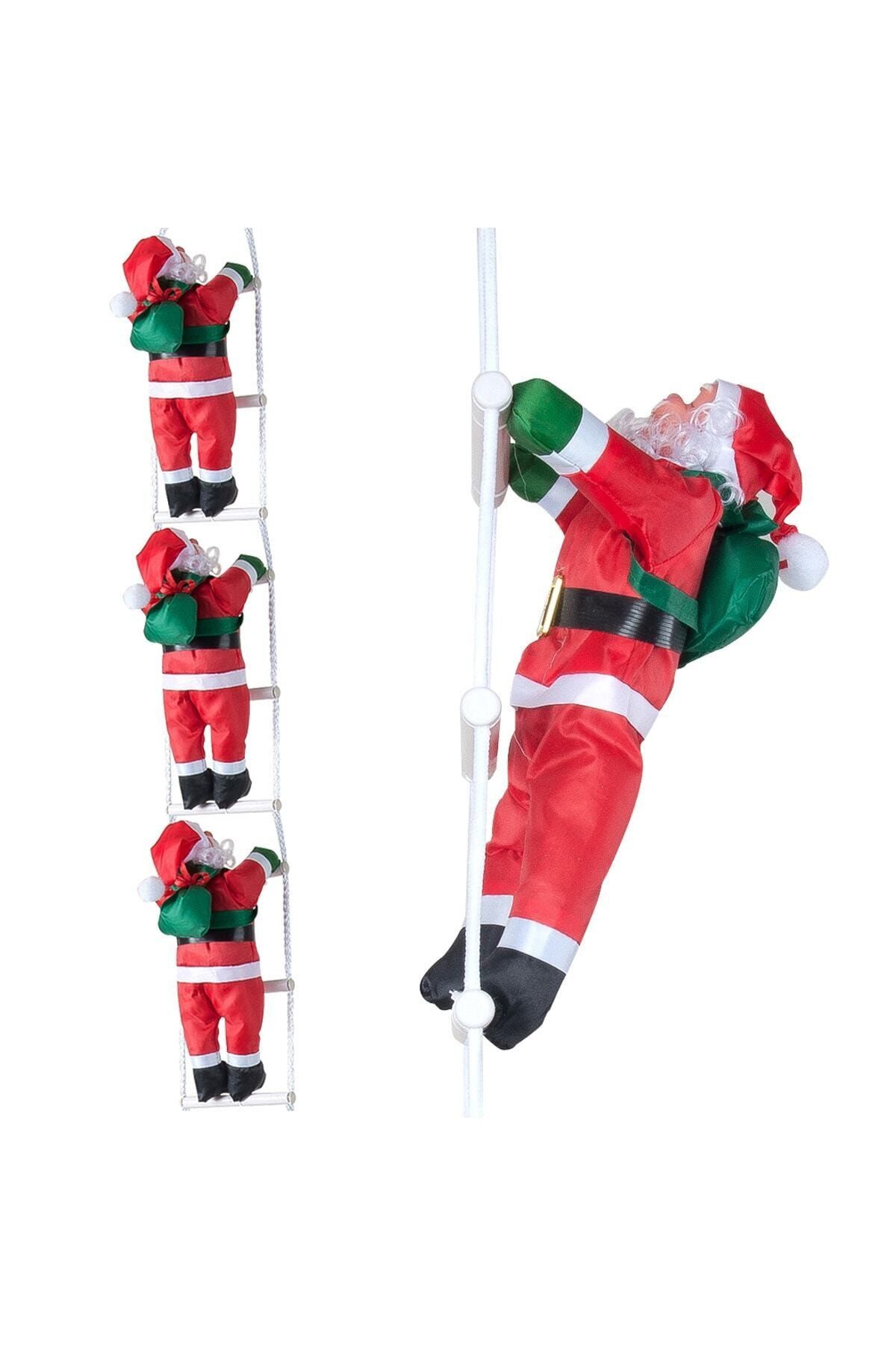 Kikajoy Yılbaşı Merdivene Tırmanan Noel Baba 3'lü 95 cm