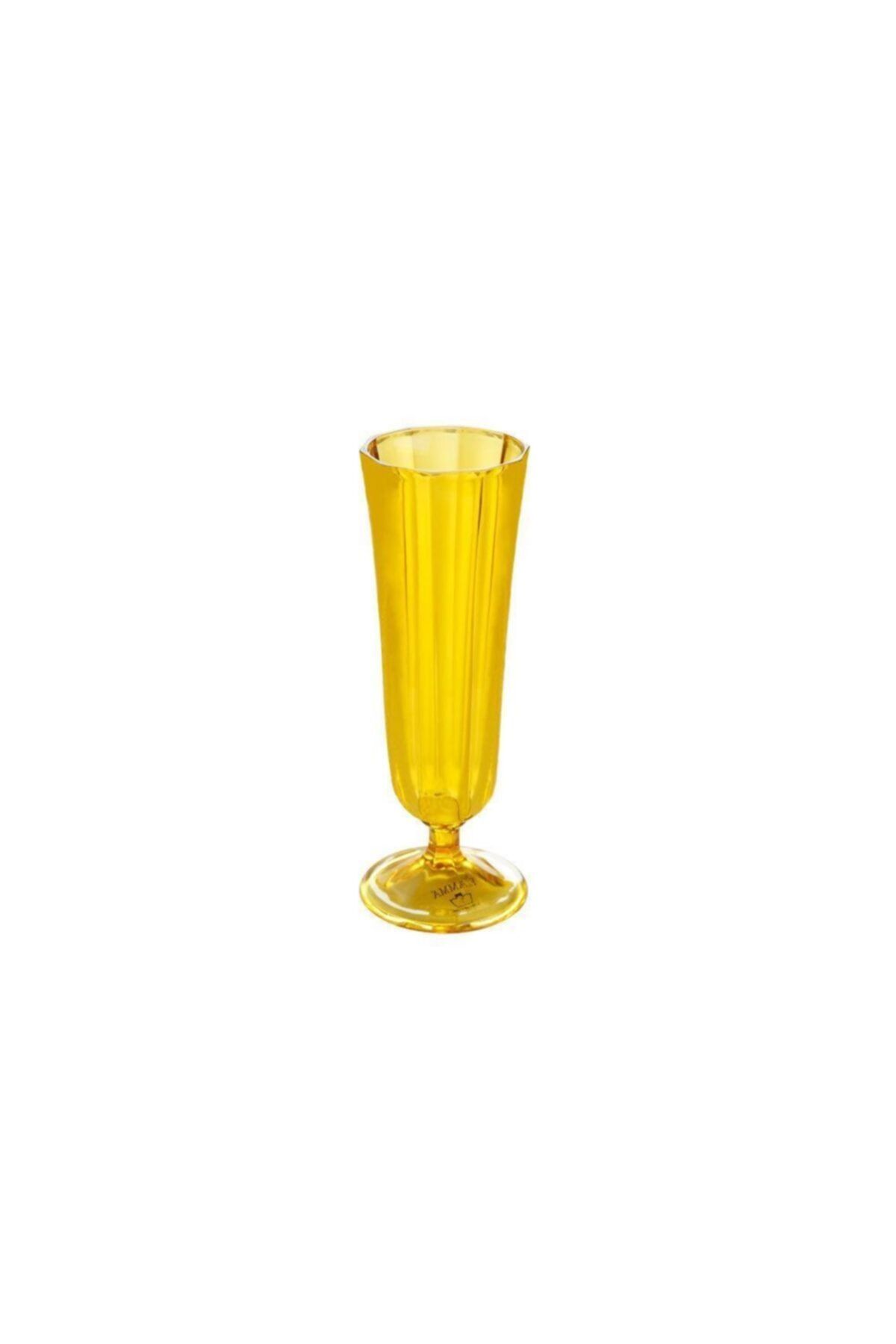 Porland Sarı Flüt Şampanya Bardağı 130cc