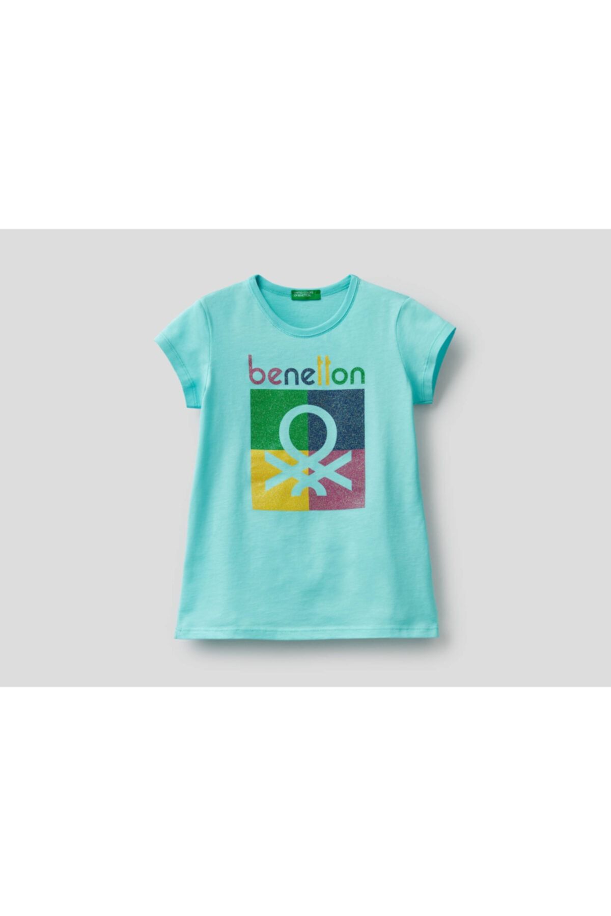 United Colors of Benetton Kız Çocuk Yazılı Tshirt