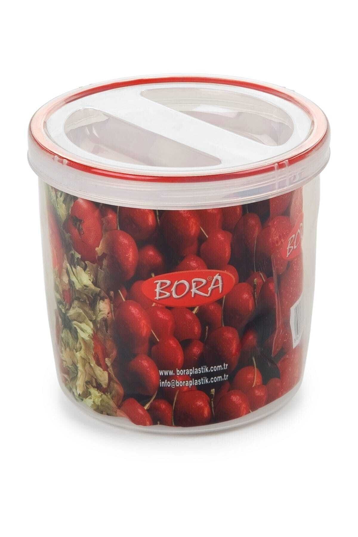 Bora Plastik Contalı Vidalı Saklama Kabı No 11  1,42 Lt Bo06