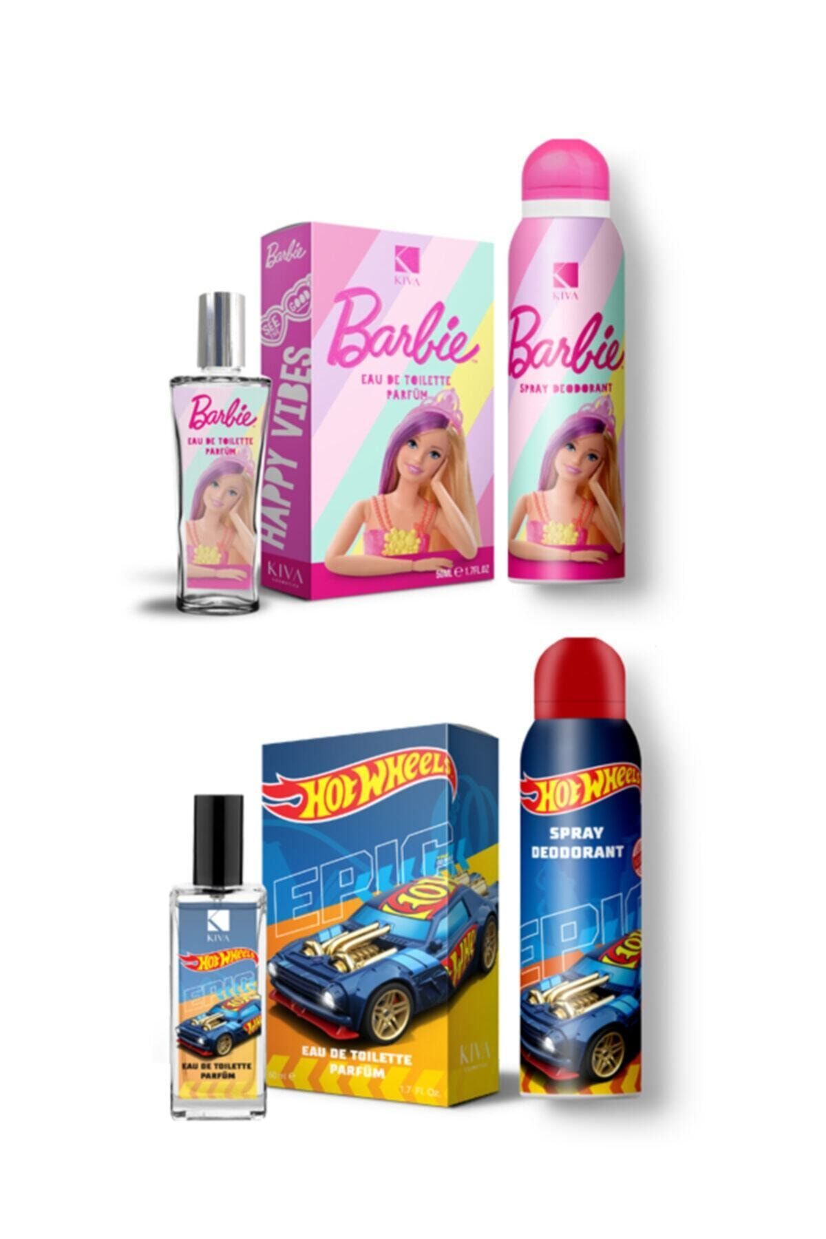 Barbie & Hotwheels Parfüm-deodorant Set