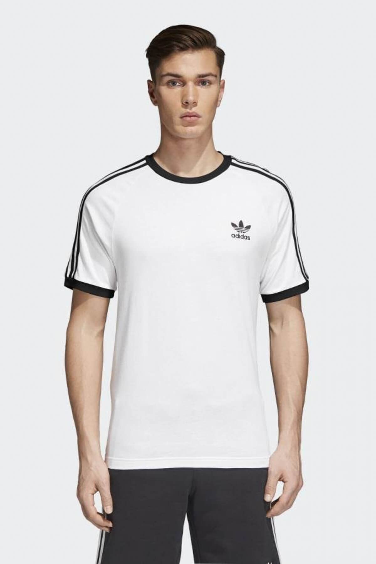 adidas Erkek Originals T-shirt - 3-Stripes Tee - CW1203