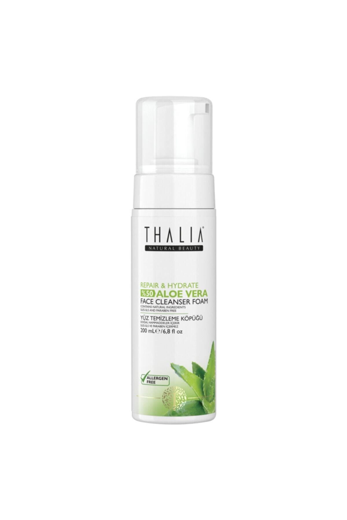 Thalia Onarıcı Etkili %99 Aloe Vera Özlü Yüz Temizleme Köpüğü - 200 ml