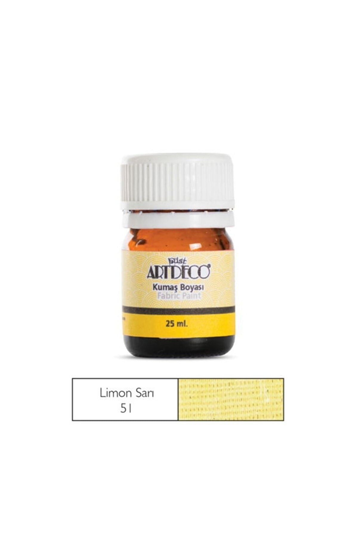 Artdeco Kumaş Boyası 51 Limon Sarısı 25 Ml