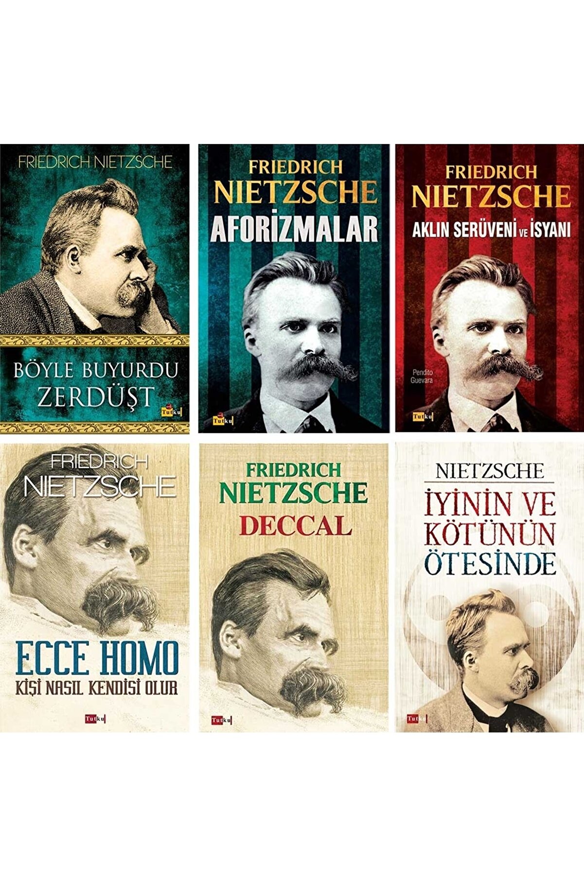 Tutku Yayınevi Friedrich Nietzsche Seti - 6 Kitap, Felsefe, Psikoloji