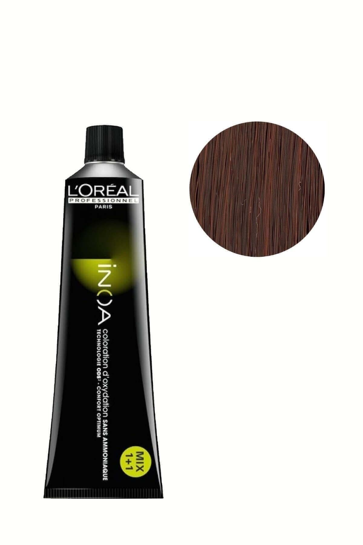 İNOA Koçak Kozmetik Saç Boyası 5,52 Açık Kahve Akaju (oksidansız)