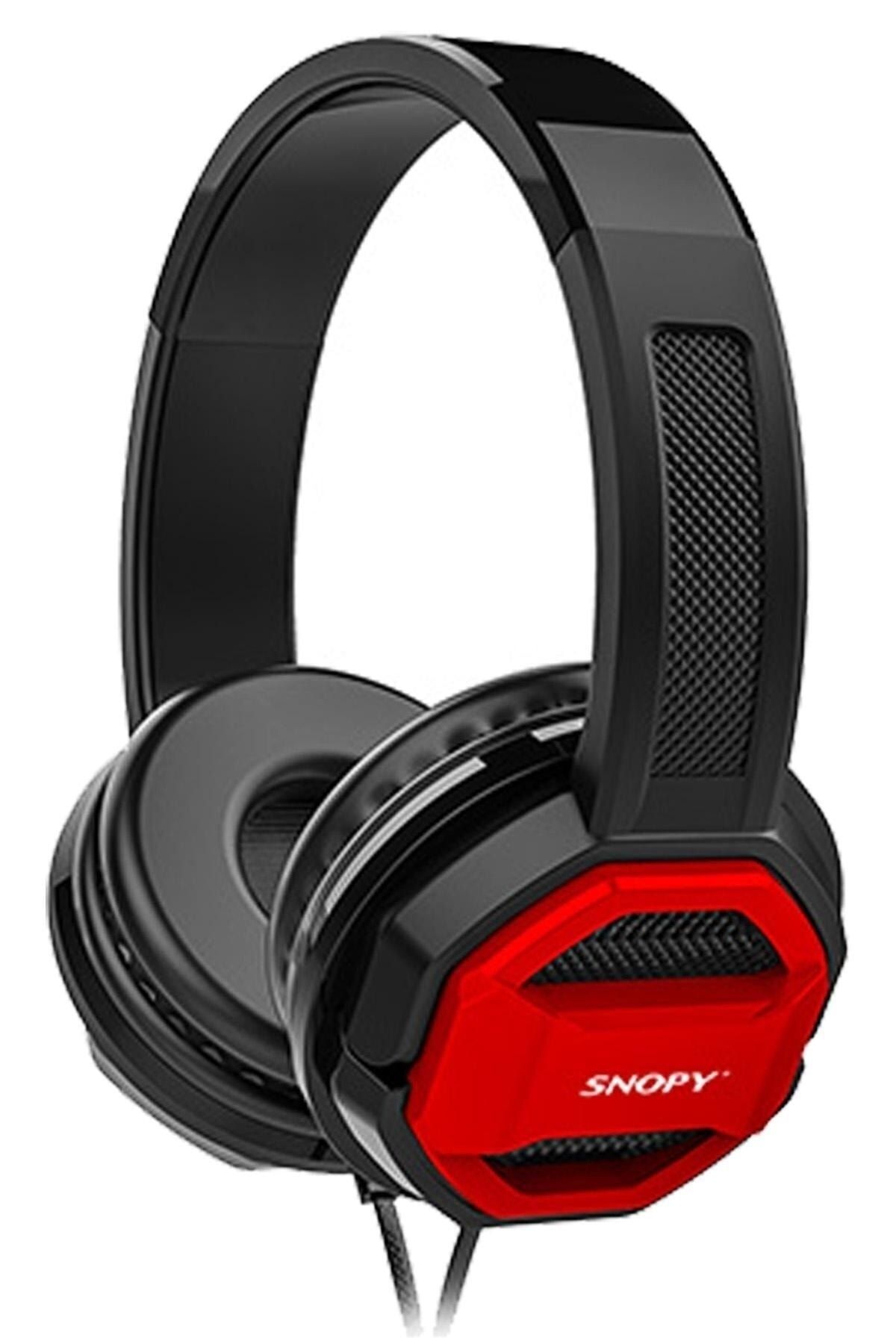Snopy Sn-101 Bonny Kırmızı Mikrofonlu Kulaklık