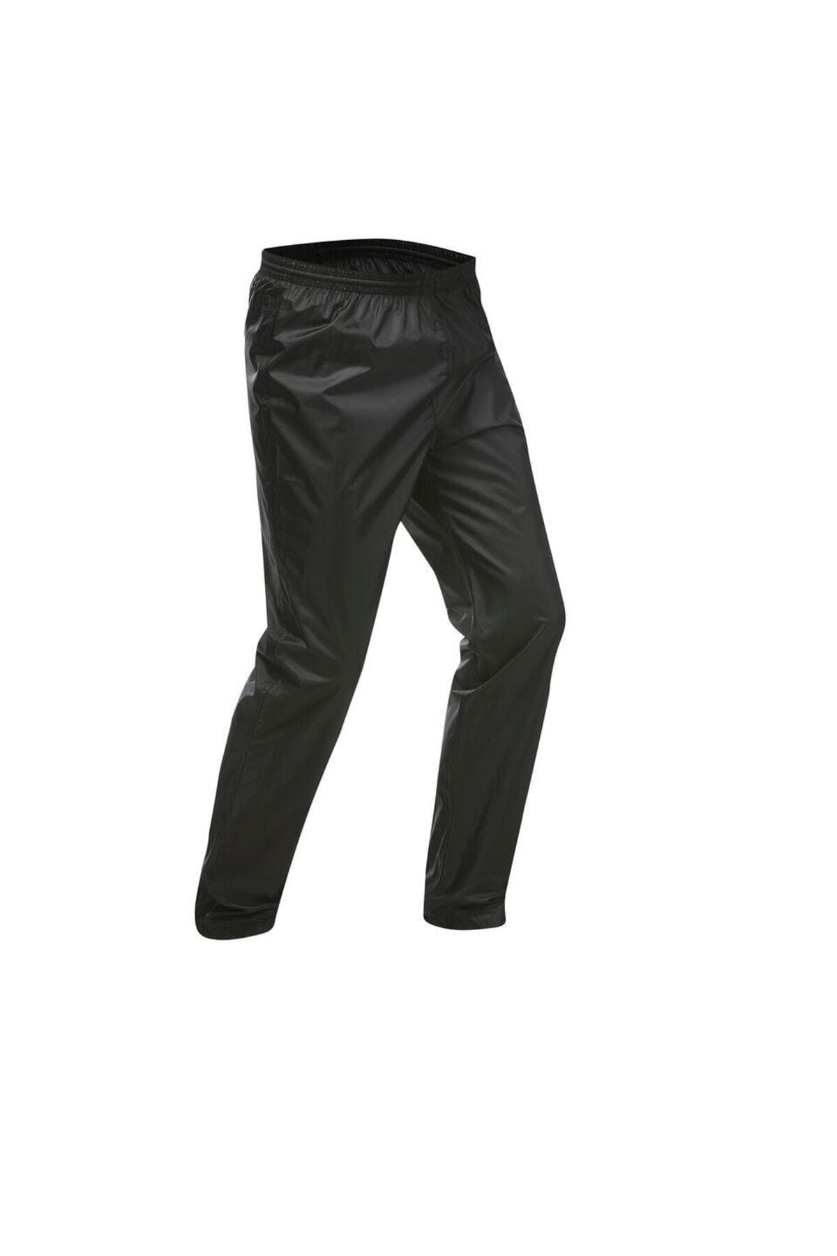 Decathlon Erkek Su Geçirmez Pantolon Yağmurluk Nh500 Siyah