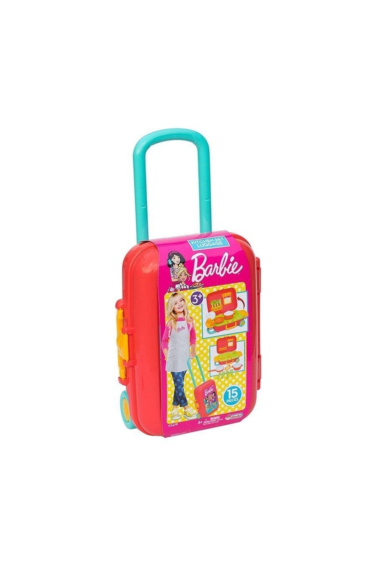 DEDE Barbie Oyuncak Mutfak Set Bavulum