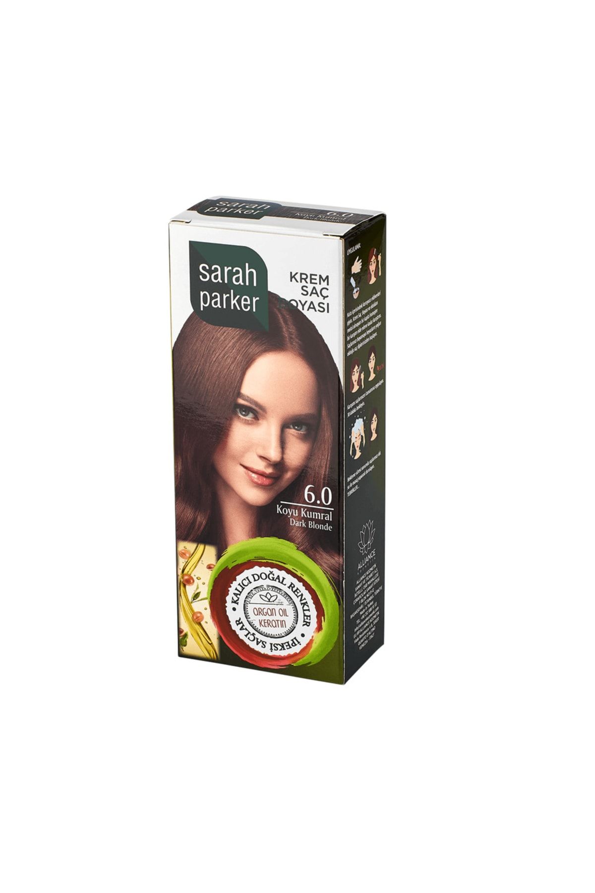 Sarah Parker Koyu Kumral Krem Saç Boyası 6.0