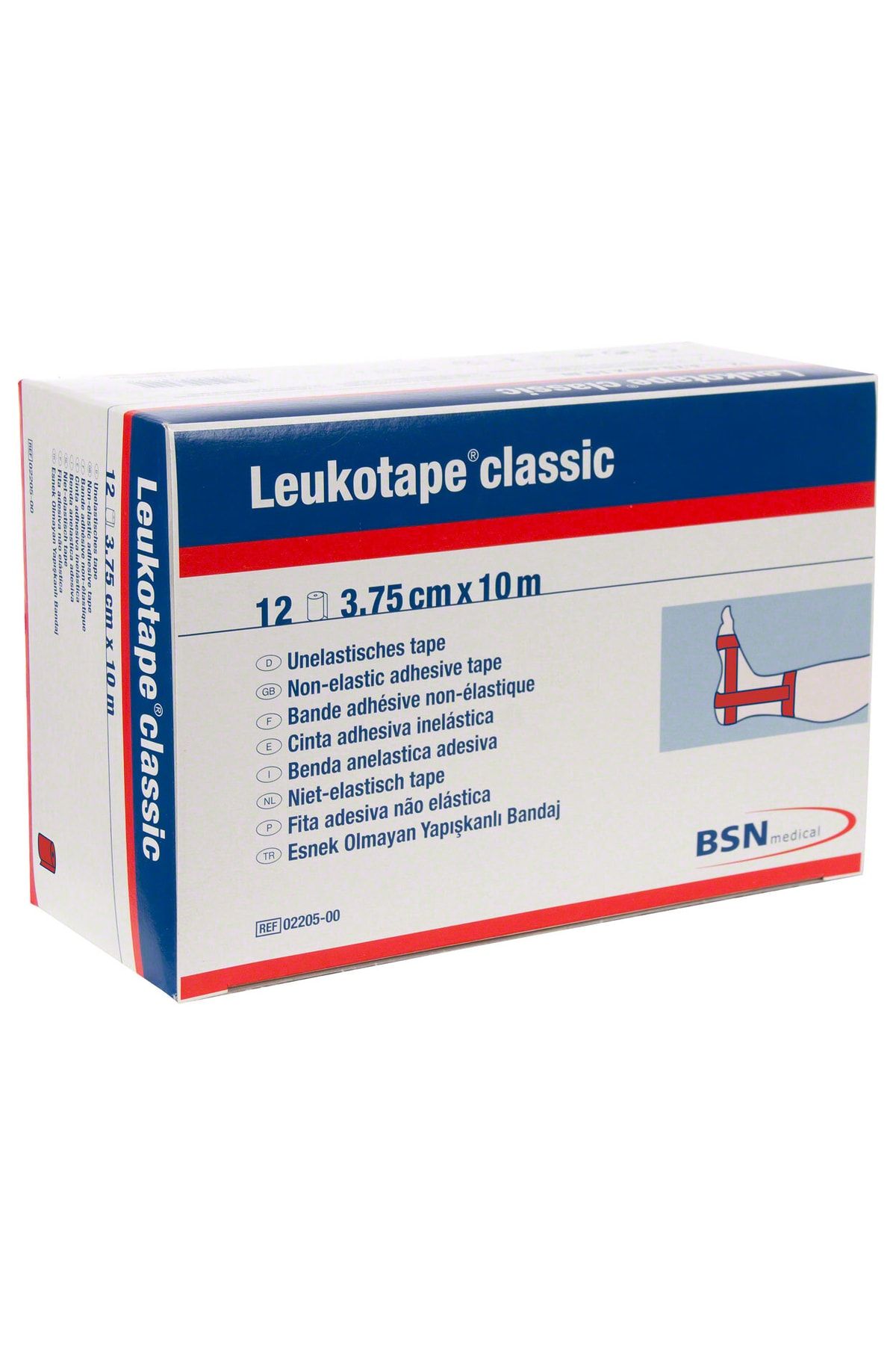 BSN Leukotape Classic 3,75cm X 10m Kırmızı 1 Adet