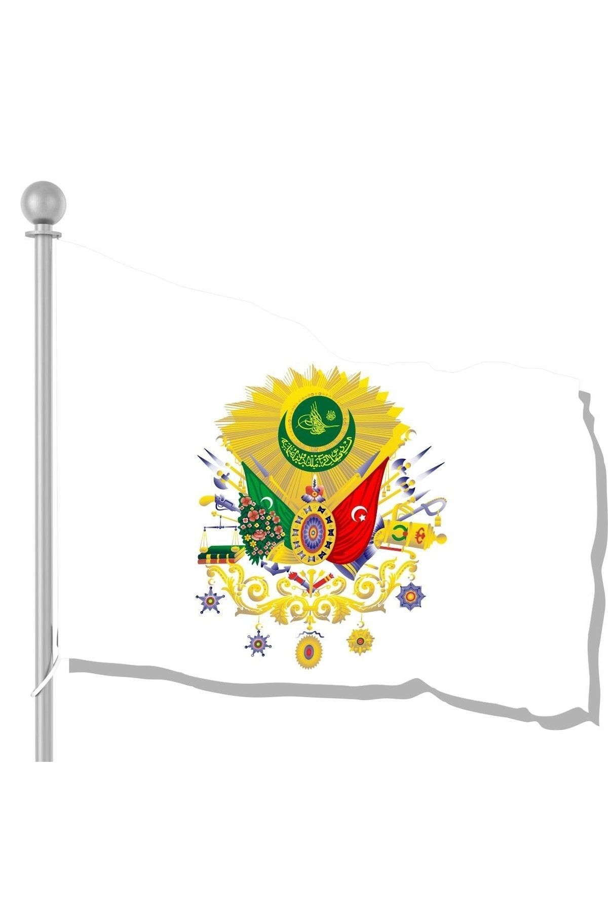 sb sistem bayrak Osmanlı Bayrağı Sancağı Beyaz 150x225cm