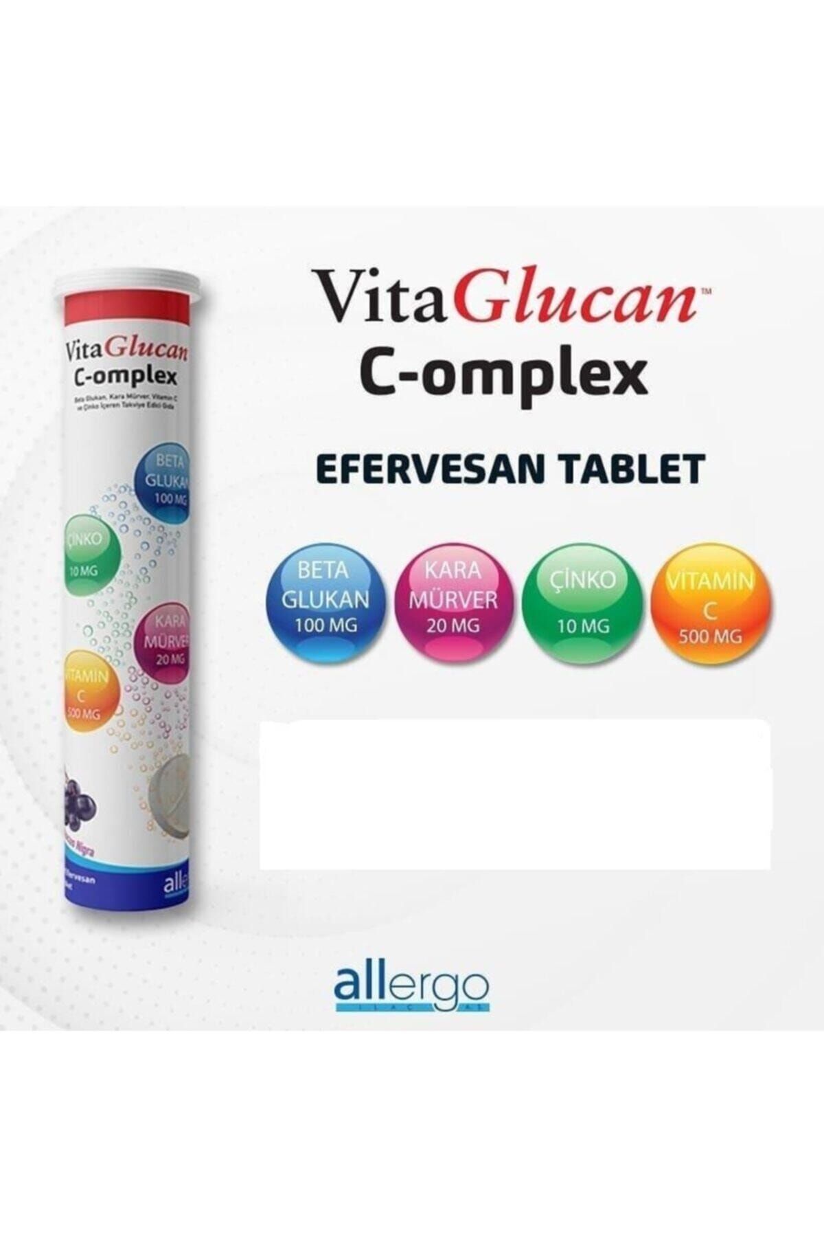 Allergo Vitaglucan C-omplex 20 Efervesan Tablet