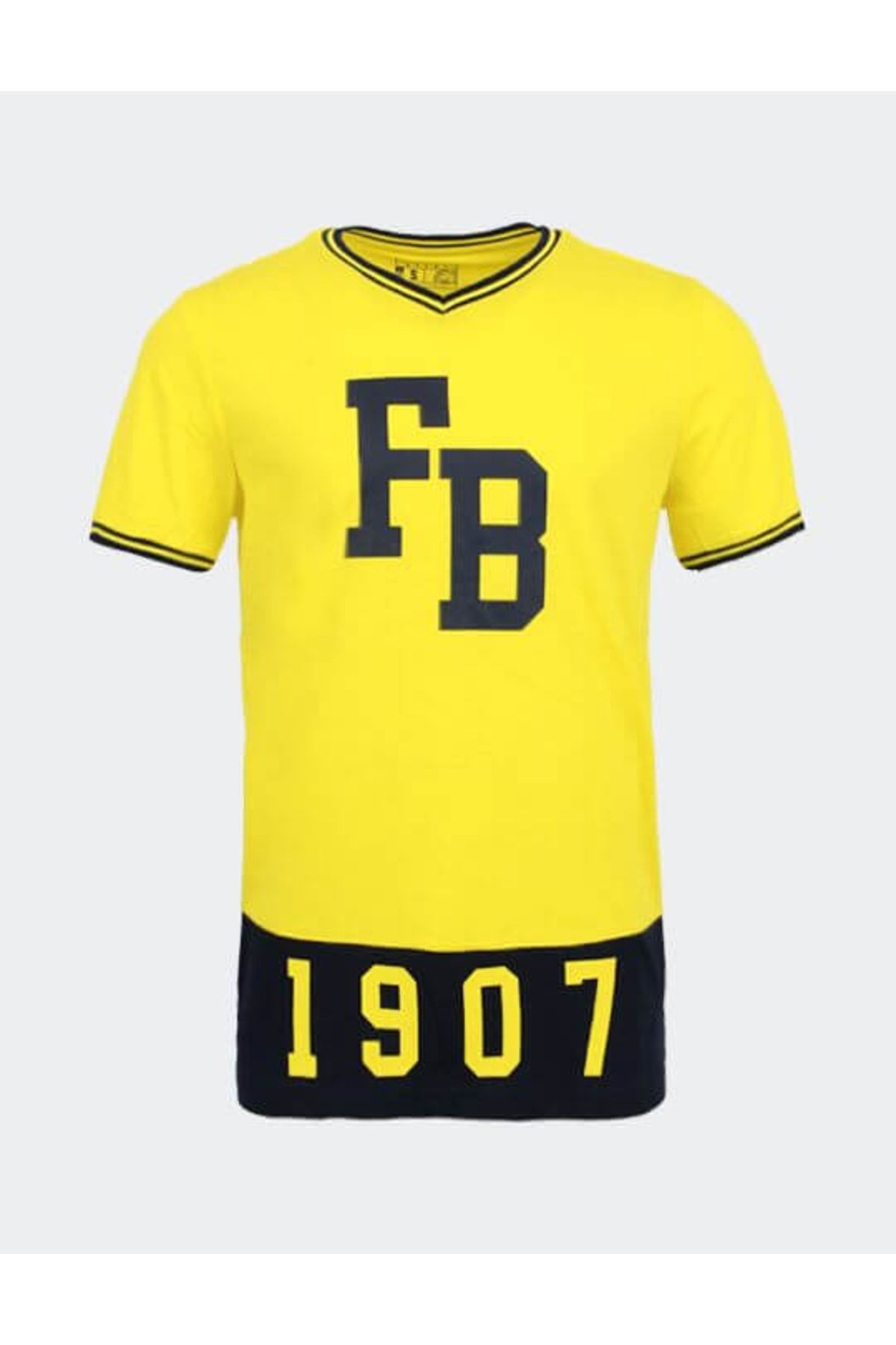 Fenerbahçe Erkek Sarı Kolej 1907  Spor T-Shirt