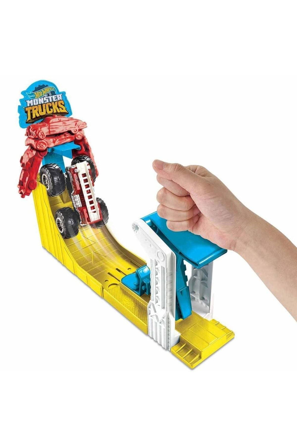 Mattel Hot Wheels Monster Trucks Gökyüzü Sıçrayıcı Oyun Seti Gyc81
