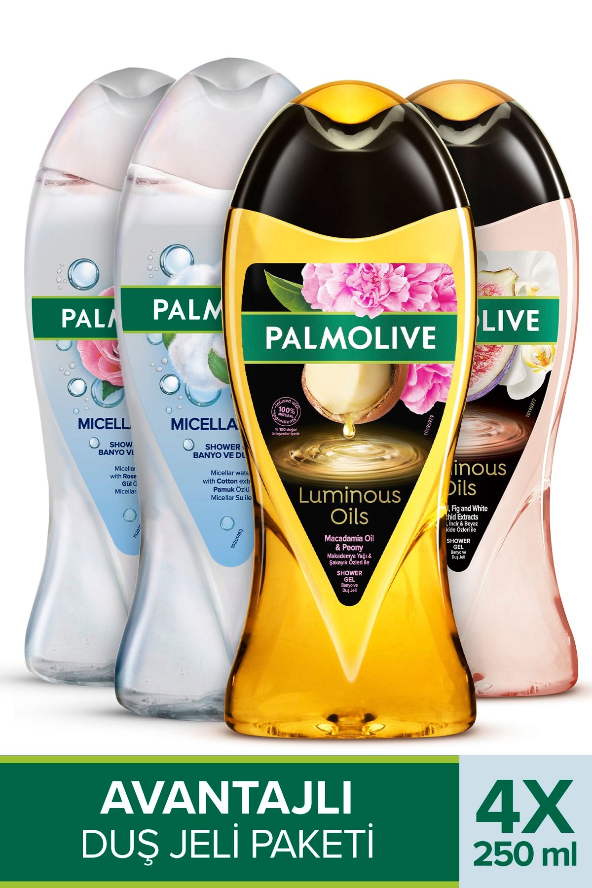 Palmolive Avantajlı Duş Jeli Paketi 250 ml X 4 Adet
