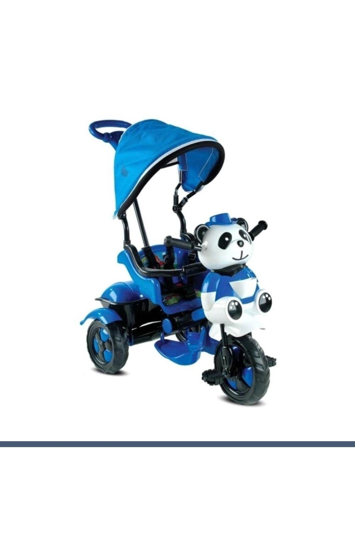 Babyhope Mavi Renk Little Panda 3 Teker Itmeli Bisiklet