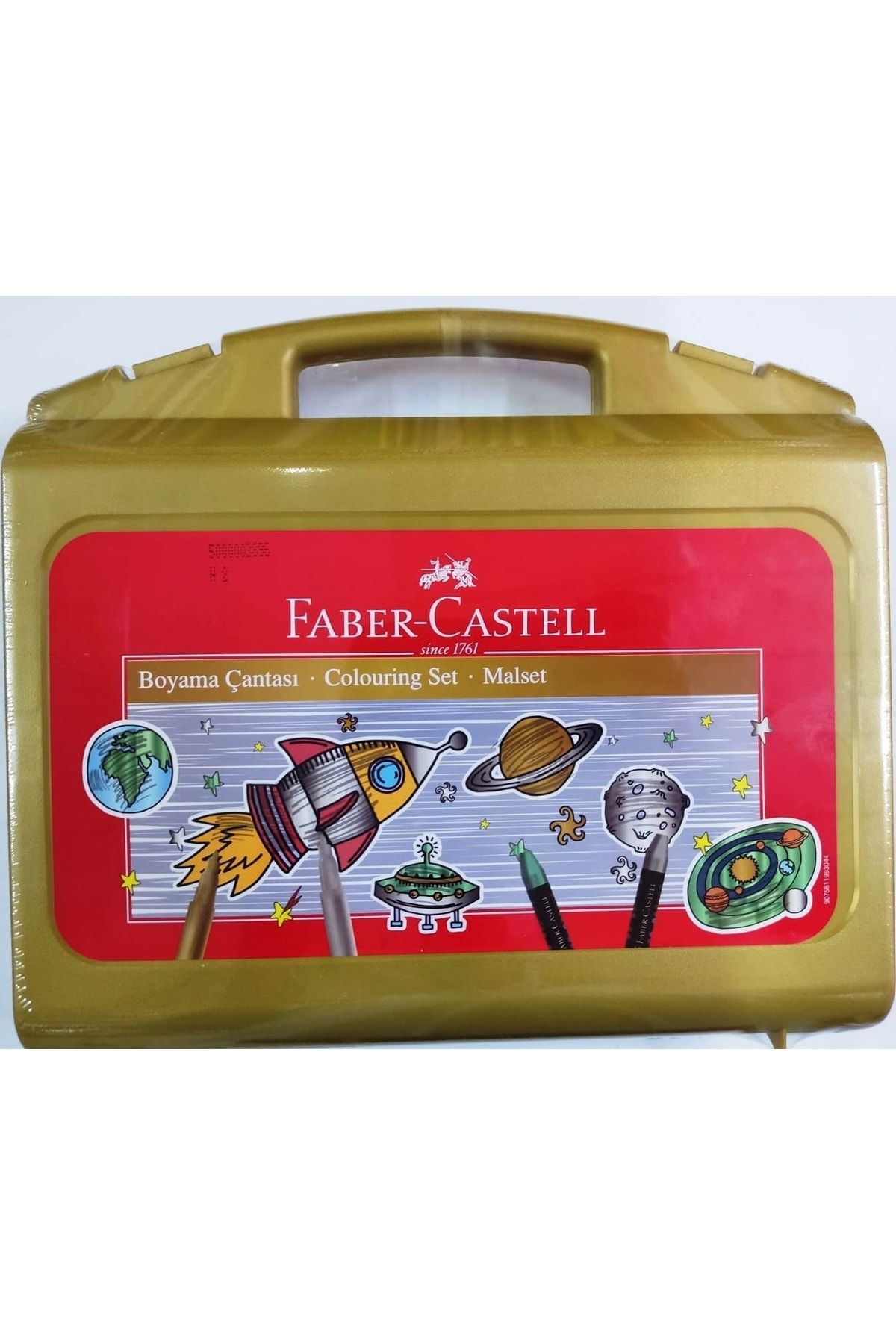 Faber Castell Faber-castell Boyama Çantası (12 Metalik Kuru + 12 Metalik Pastel+6 Metalik Keçeli+++)