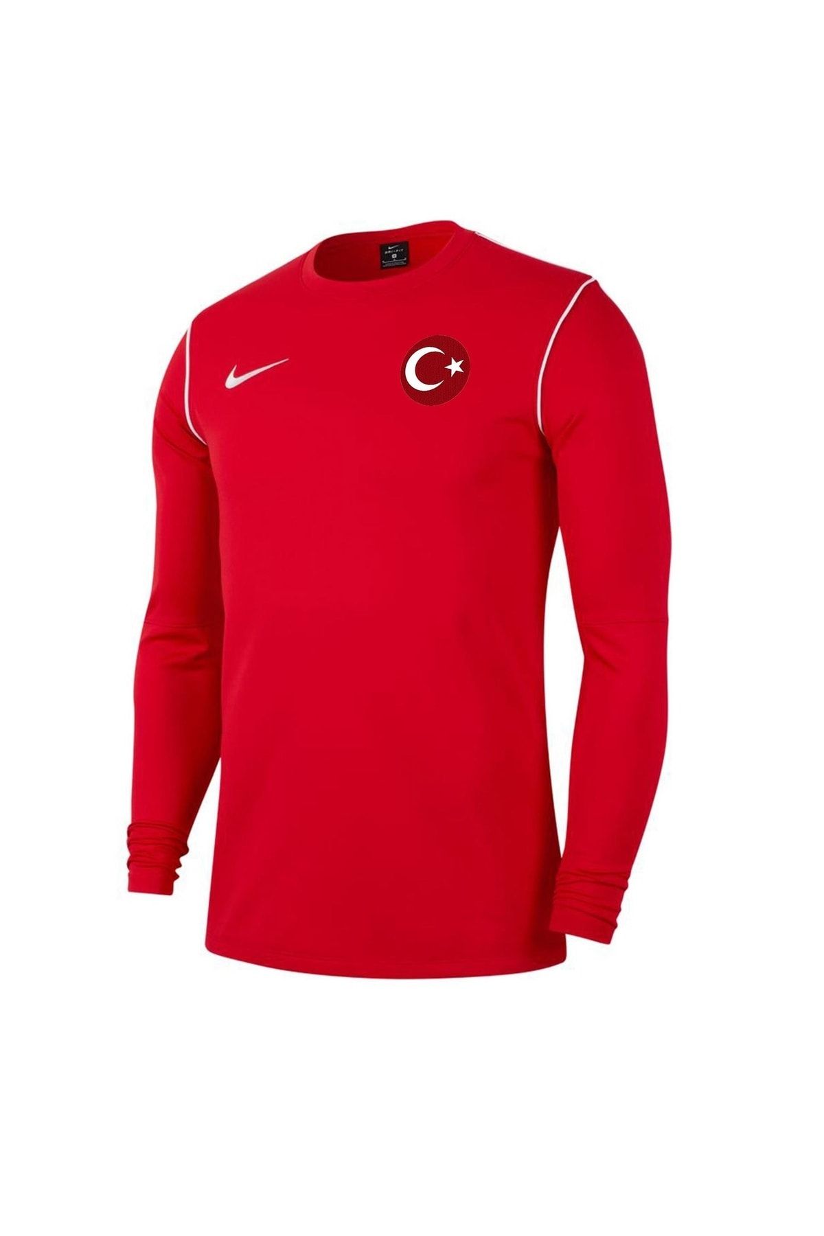 Nike Dry Park20 Crew Milli Takım Baskılı Tişört Bv6875-657 Kırmızı-xl
