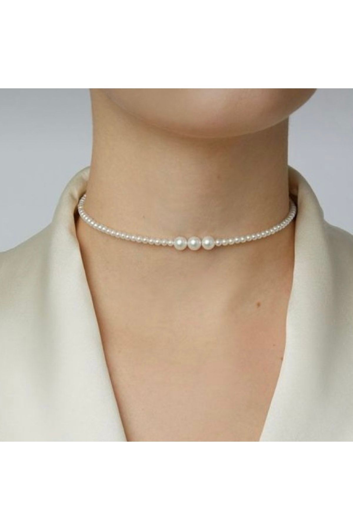 Merven Inci Choker Kolye