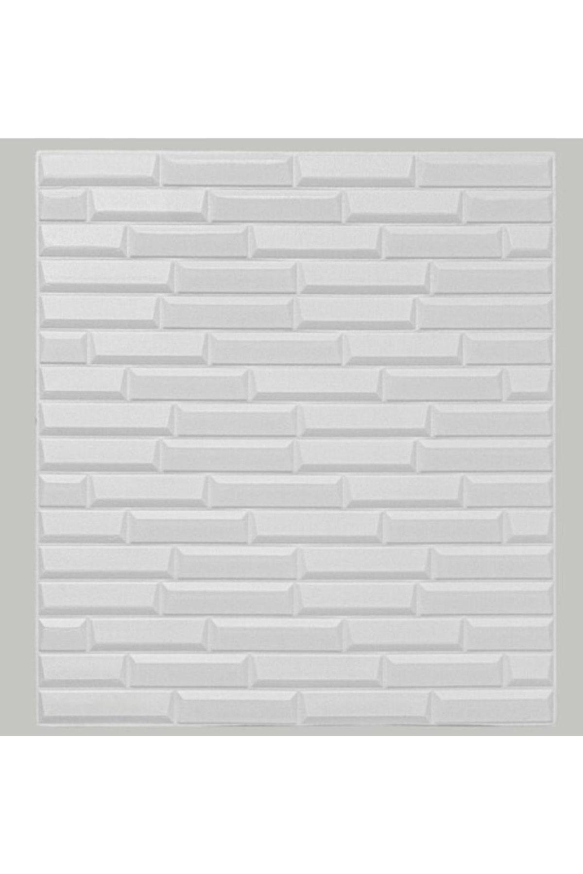 Renkli Duvarlar Kendinden Yapışkanlı 3d Boyut Beyaz Opak Duvar Kağıdı Paneli Nw55