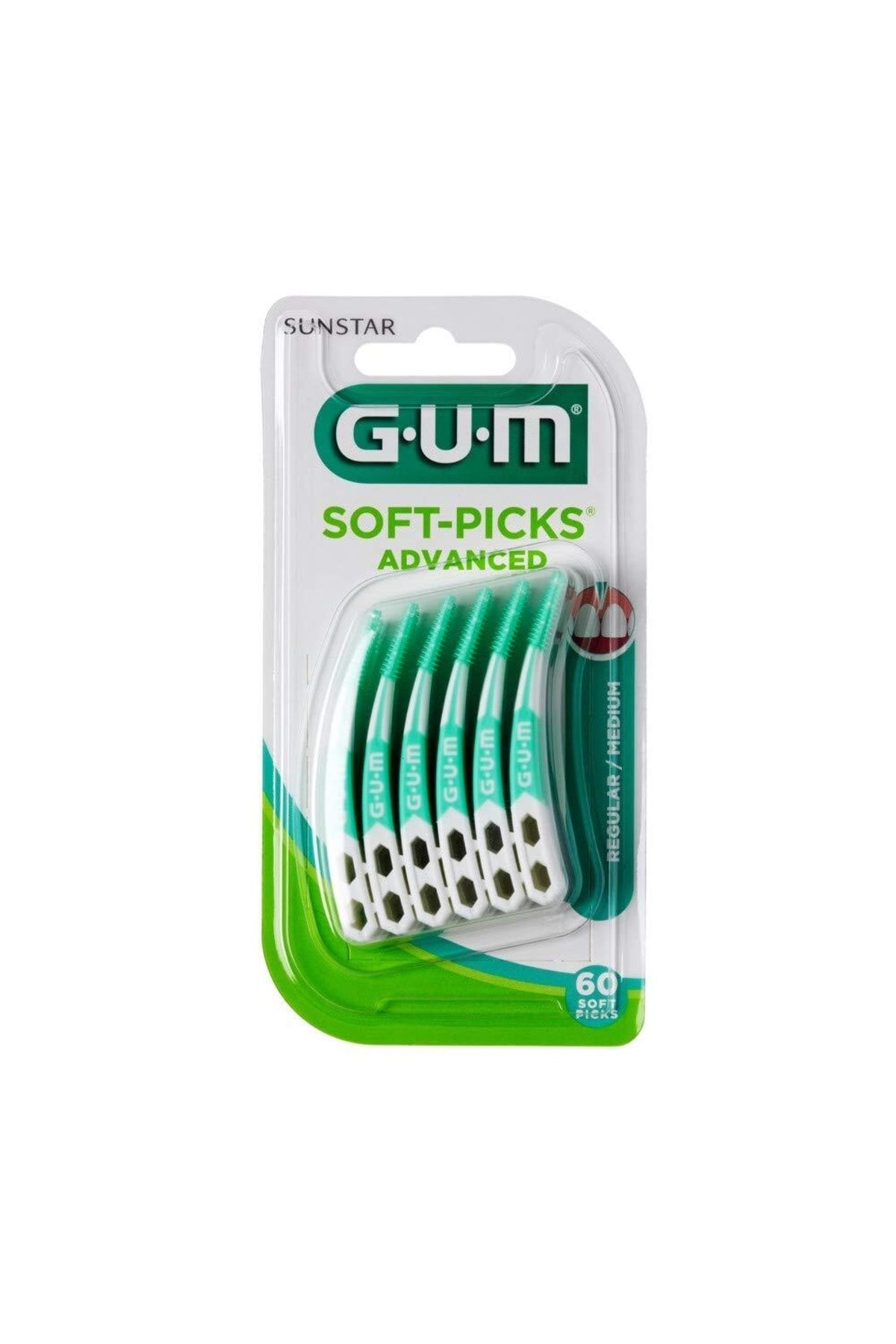 GUM Soft Picks Advanced Arayüz Fırçası Kürdan 60