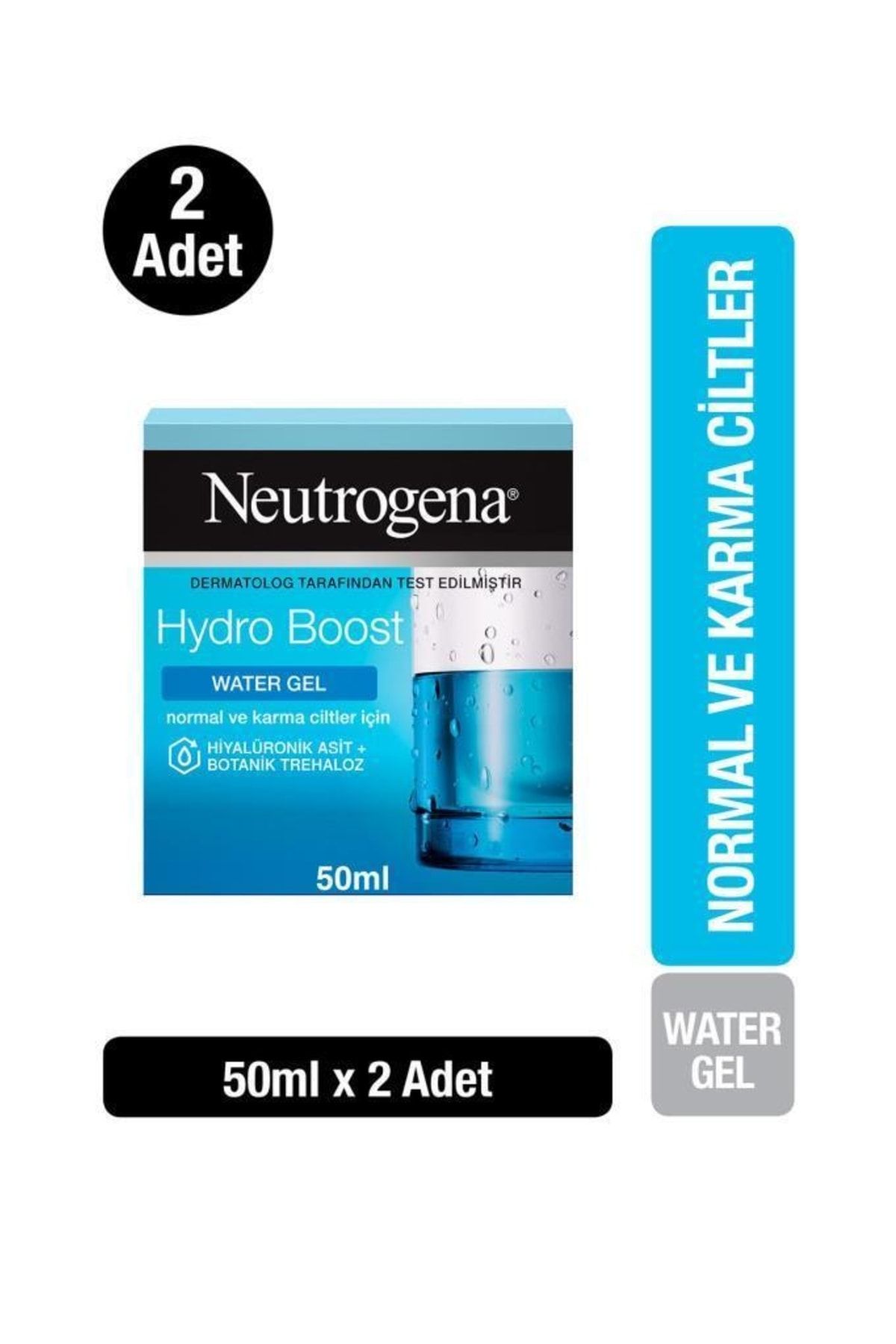 Neutrogena Hydro Boost Water Gel Normal Ciltler Için Nemlendirici 50 Ml X 2 Adet Fiyatı 6064