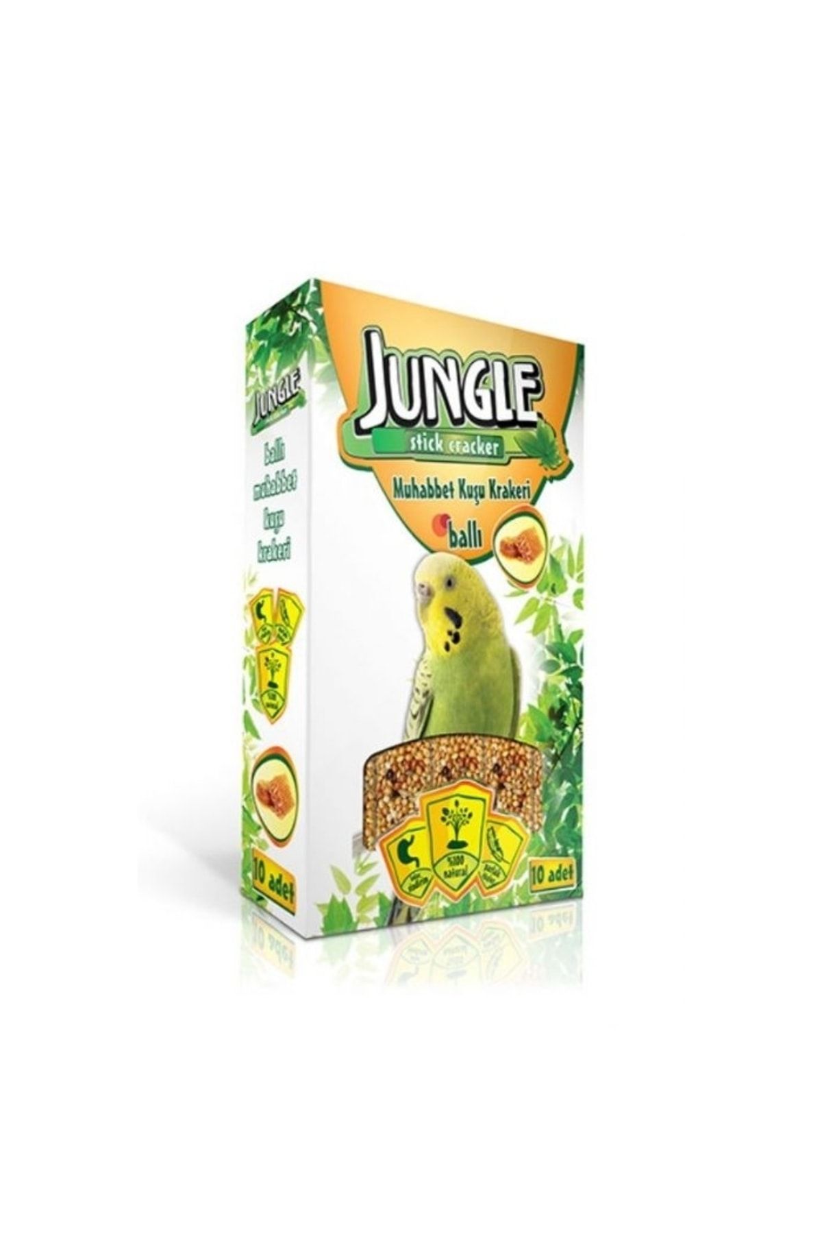 Jungle -quik Ballı Muhabbet Kuşu Krakeri 10' Lu