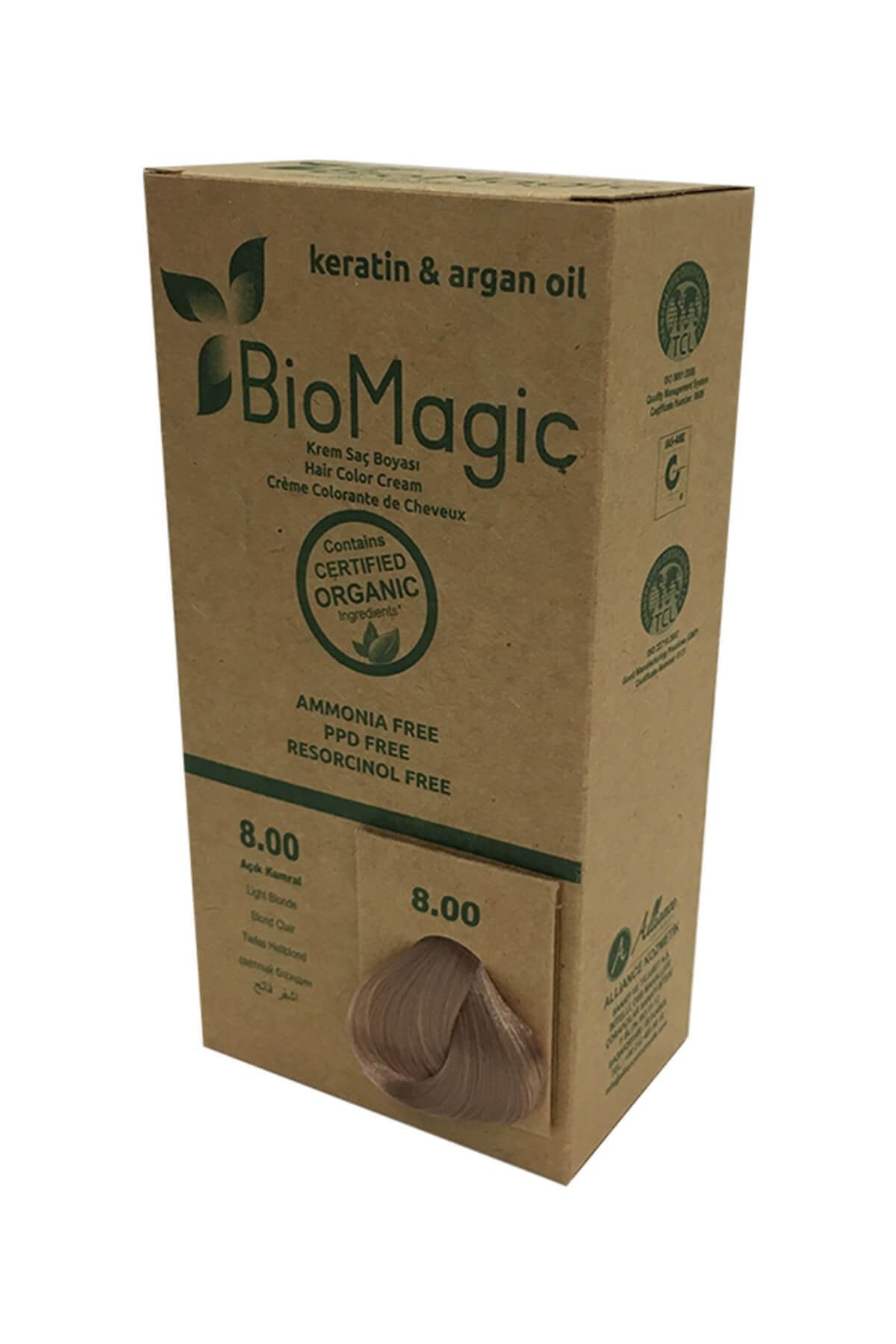 BioMagic Doğal Organic Kahve No. 8.00 Krem Süper Saç Boyası _ Ml……Koçak_59