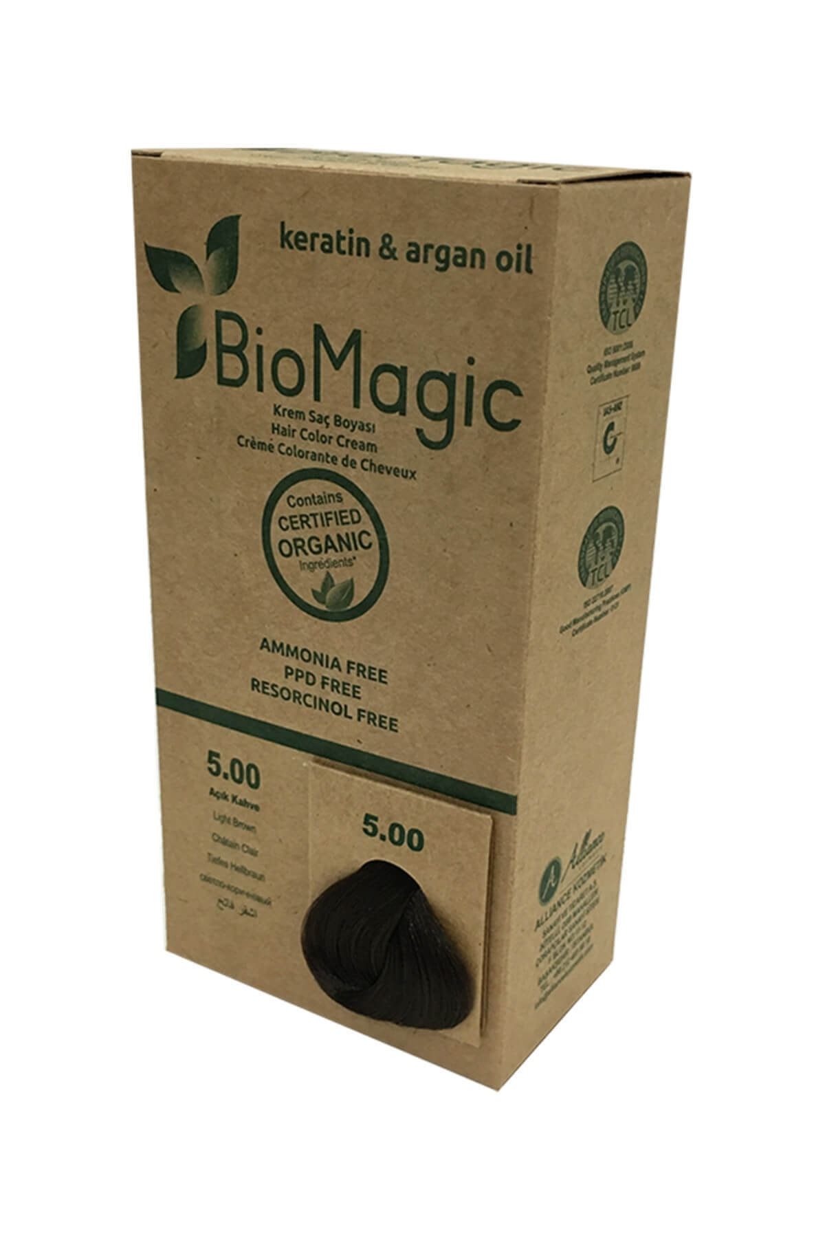 BioMagic Doğal Organic Kahve No. 5.00 Krem Süper Saç Boyası _ Ml……Koçak_90