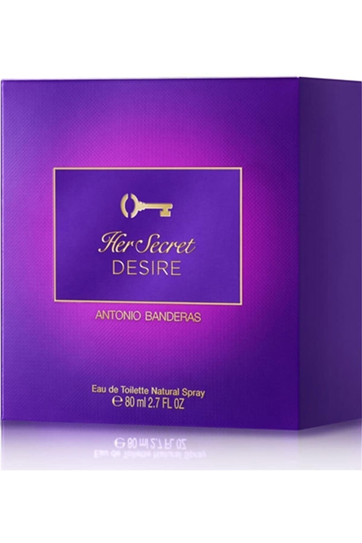 Antonio Banderas Cazibeli Kaınlar Için Her Secret Desire Natural Spray Edt Kadın Parfümü 80 Ml