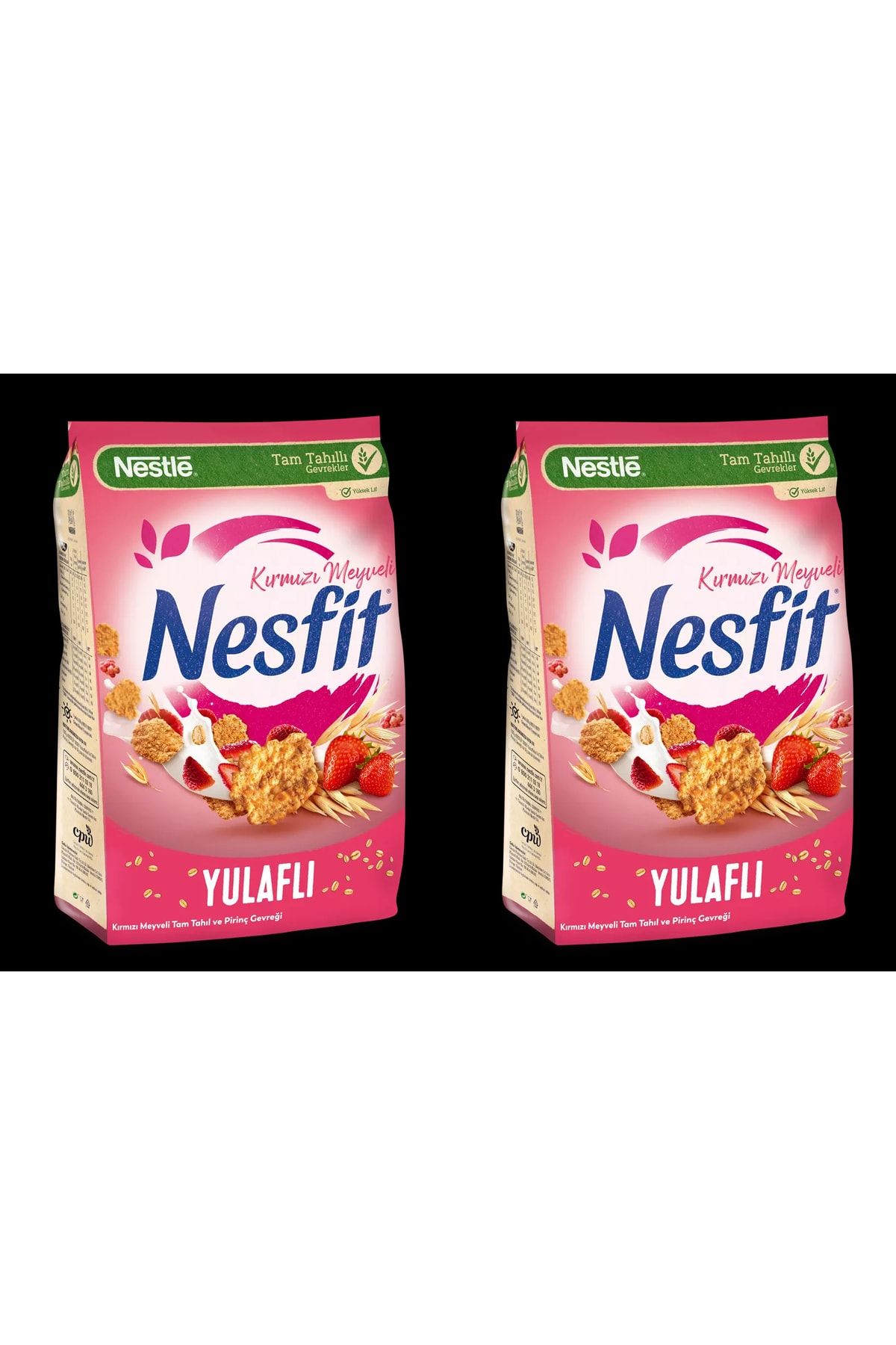 Nestle Kırmızı Meyveli Tam Tahıl Ve Pirinç Gevreği 420 Gr X 2 Paket