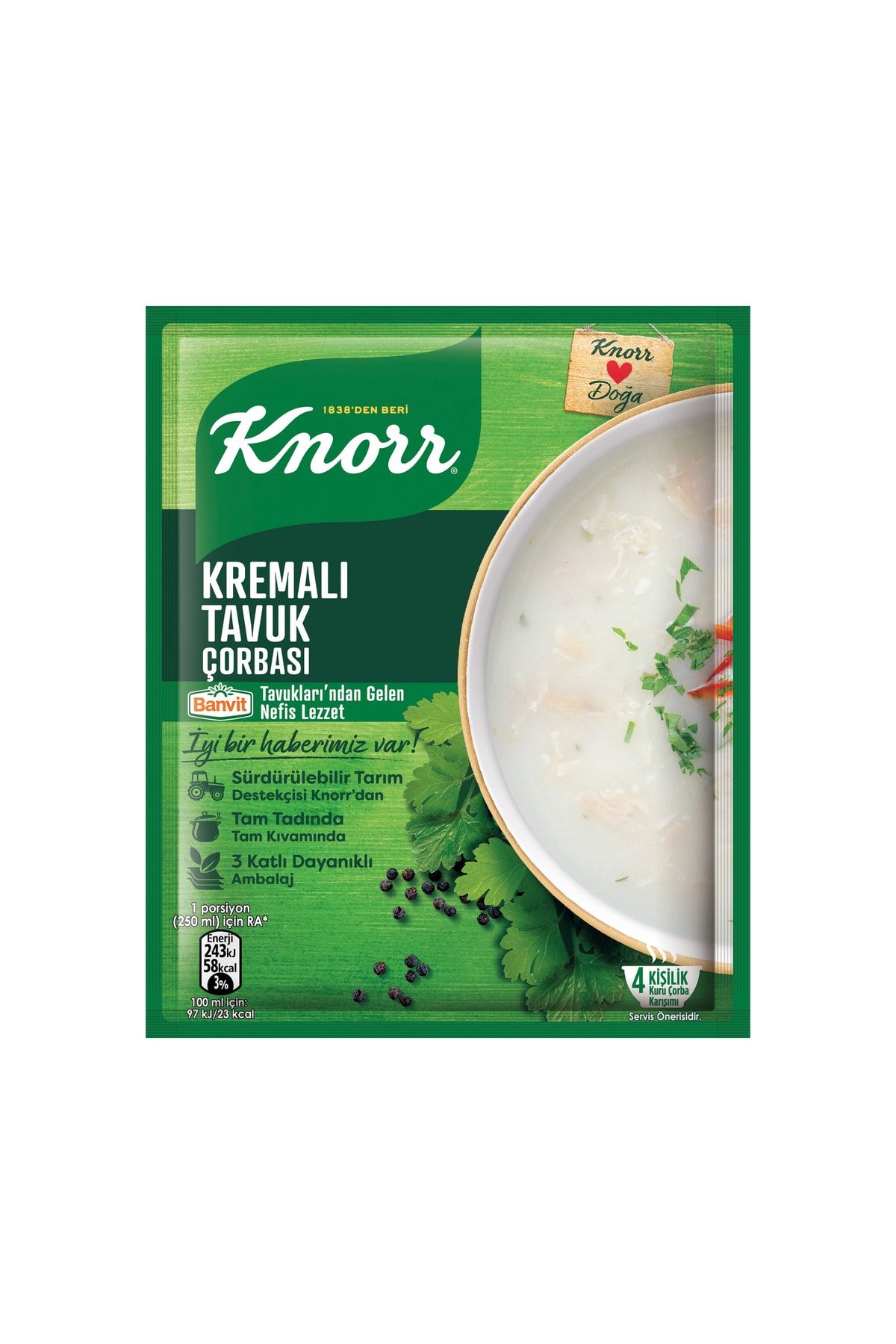 APAKShop Knorr Çorba Kremalı Tavuk X 12 Adet