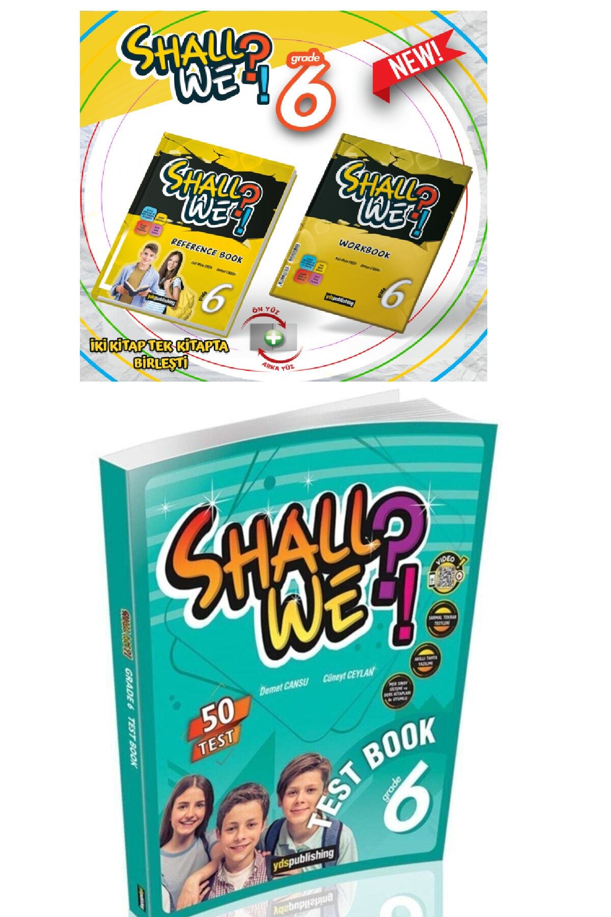 Ydspublishing Yayınları Shall We?! Grade 6 Reference Book Ve Workbook (2 Si Tek Kitapta ) +shall We Test Book