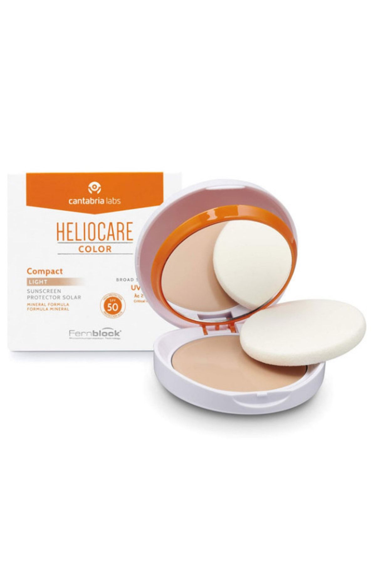 Heliocare Color Spf 50 Oil Free Compact 10 Gr - Light