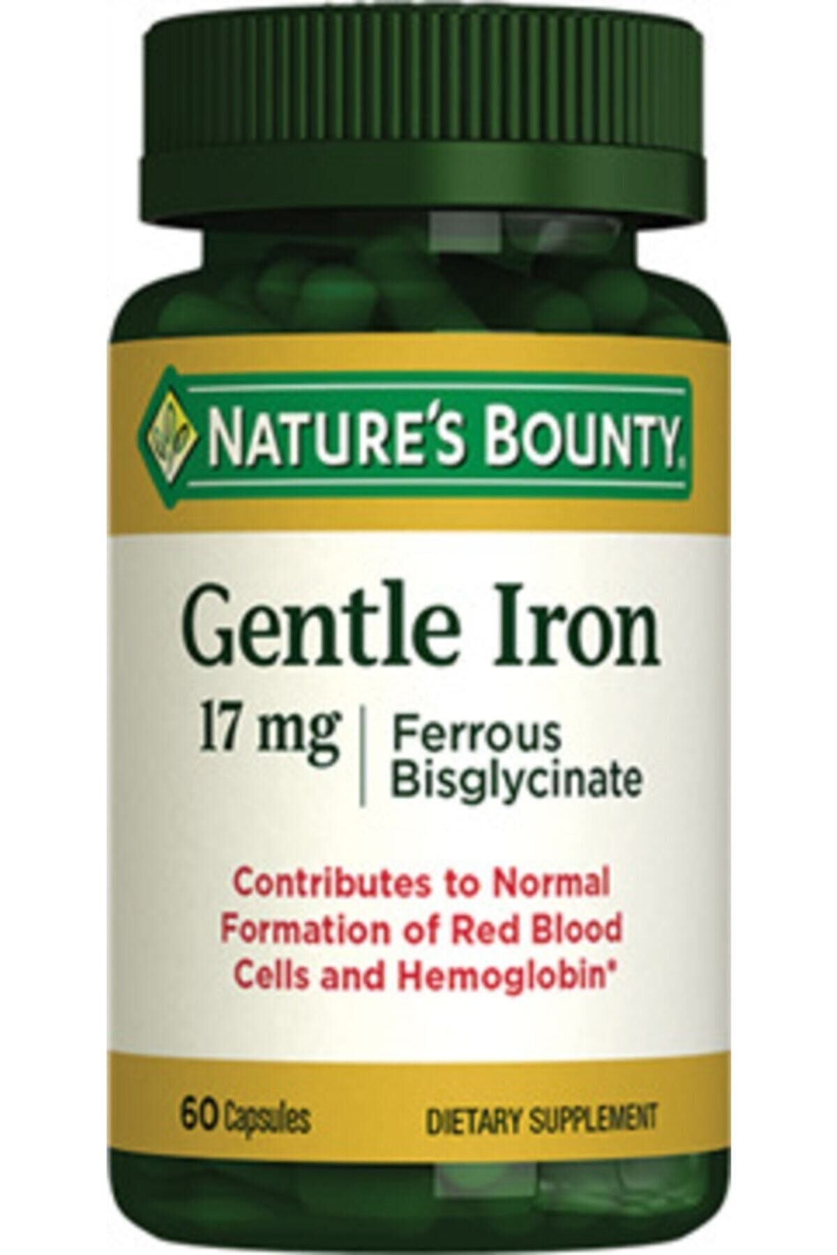 Natures Bounty Nb Gentle Iron 17 Mg 60 Kapsul