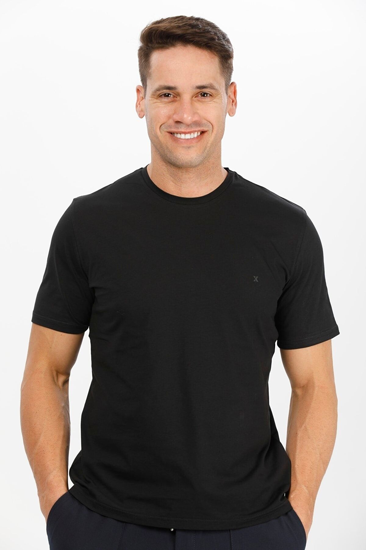 Exuma Erkek T-shirt-siyah