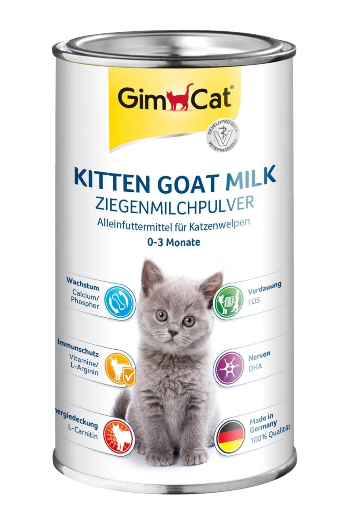 Gimcat Kitten Goat Milk Keçi Sütü Yavru Kedi Süt Tozu 200gr