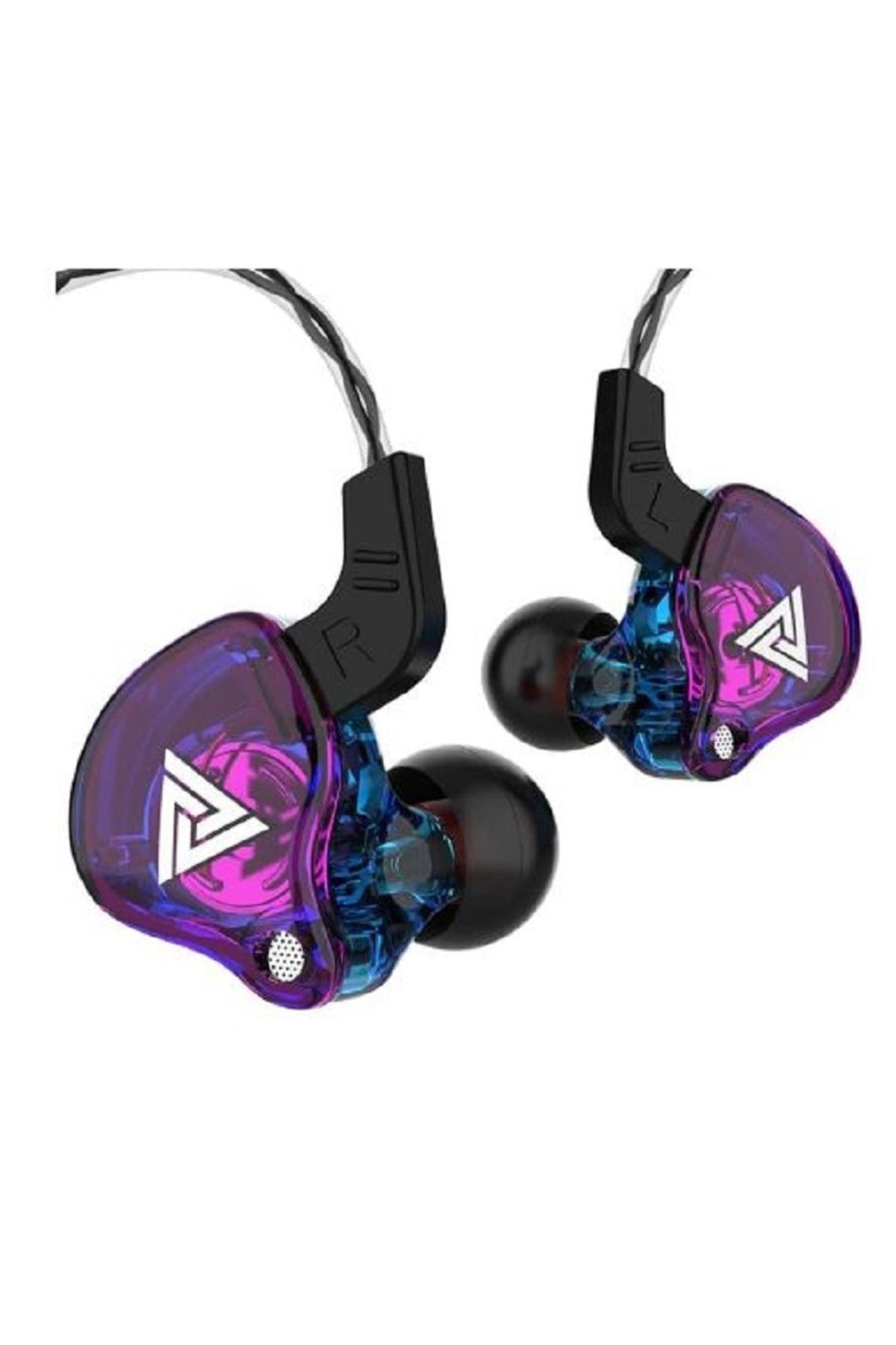 stereo Qkz Hi-res Audio Kablolu Kulaklık Hifi Spor Kulaklıkları - Mikrofonlu Kulaklık Oyun Telefon Bass