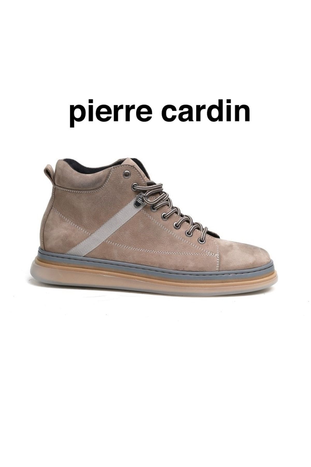 Pierre Cardin Hakiki Deri Kum Renk Fashıon Casual Erkek Günlük Bot