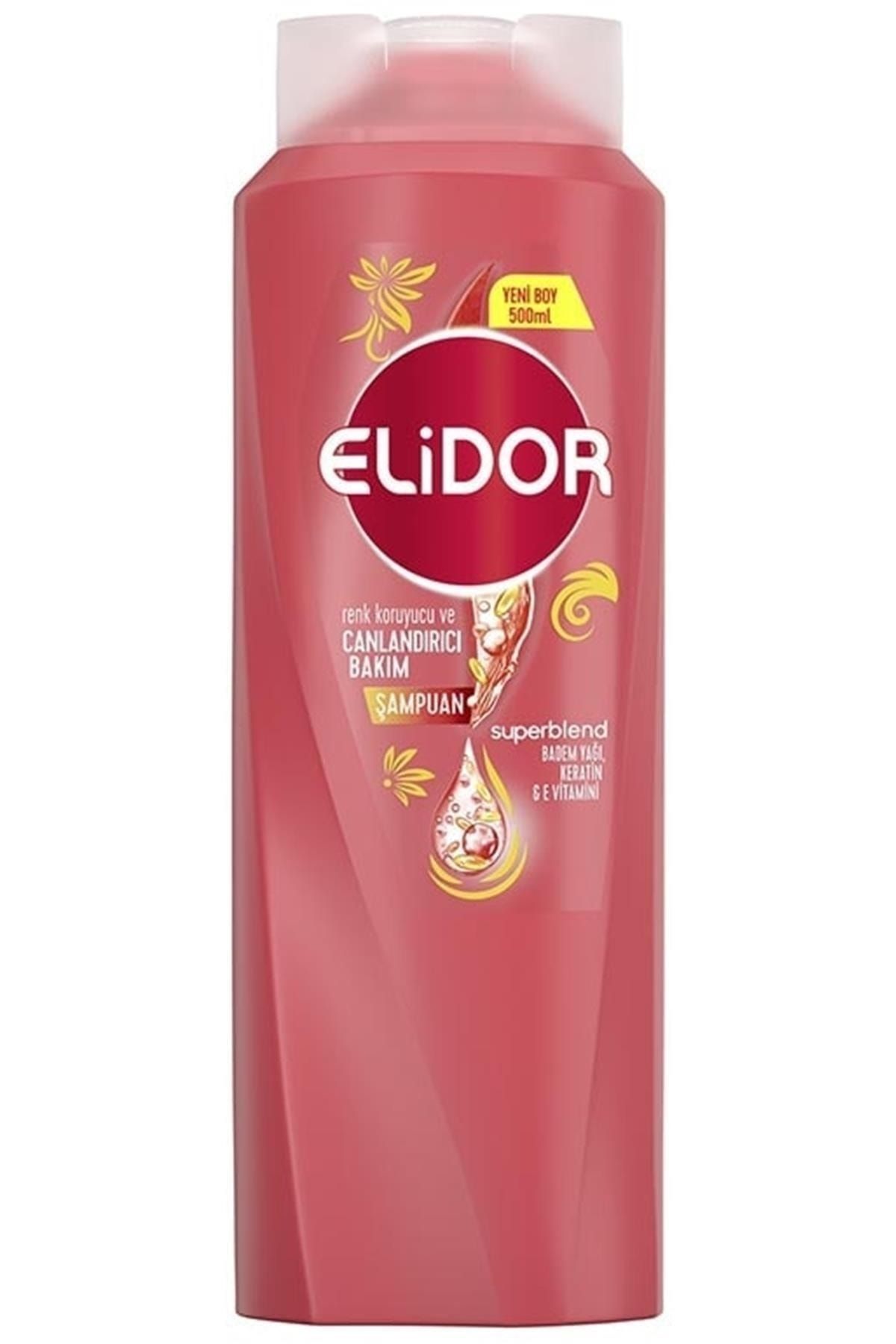 Elidor Superblend Saç Bakım Şampuanı Renk Koruyucu Ve Canlandırıcı Bakım Badem Yağı Keratin E Vitam