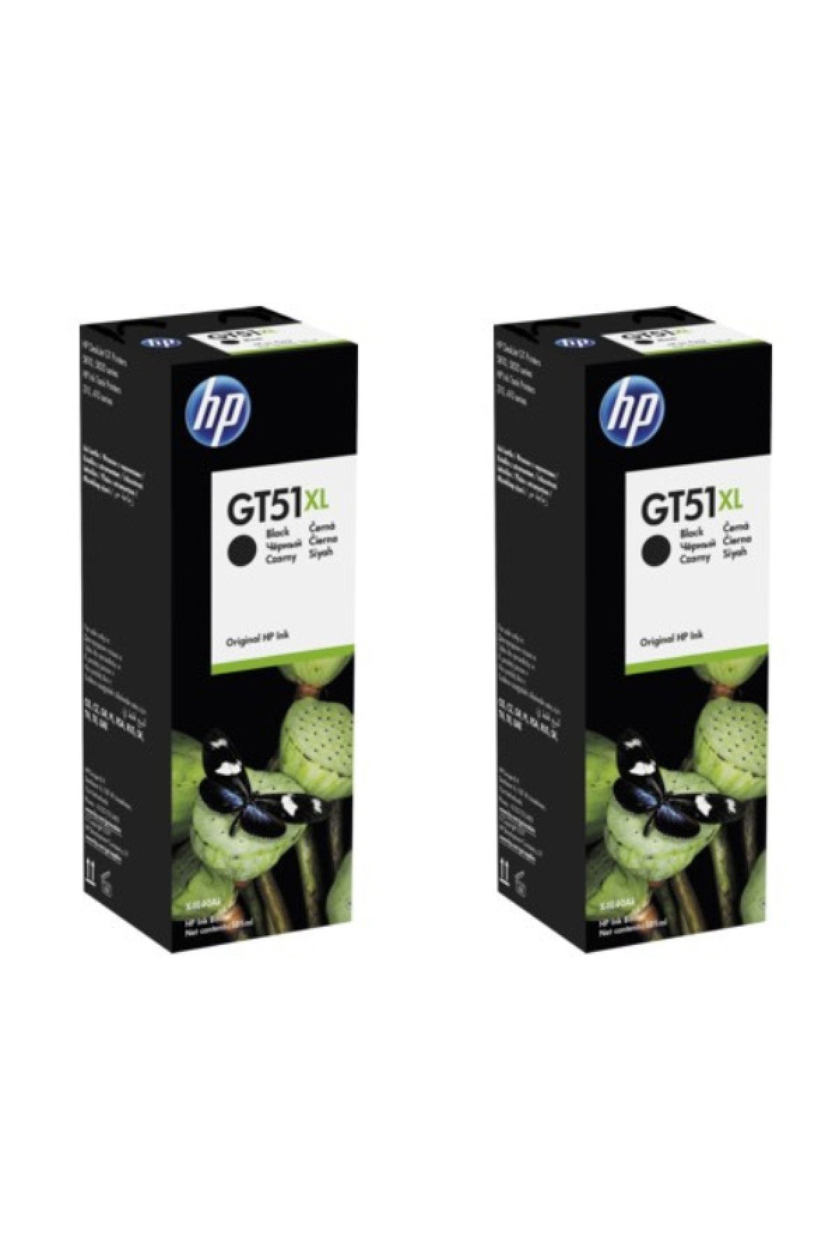 HP Gt51xl Deskjet Gt-5812 Orjinal 2'li Siyah Mürekkep