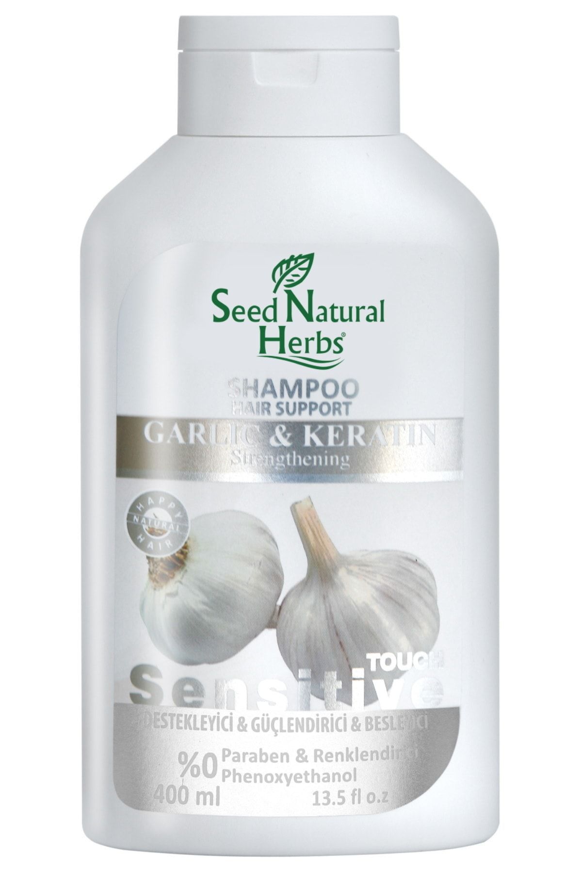 Seed Natural Herbs Sarımsaklı Ve Keratinli Şampuan 400 Ml 8681137004011
