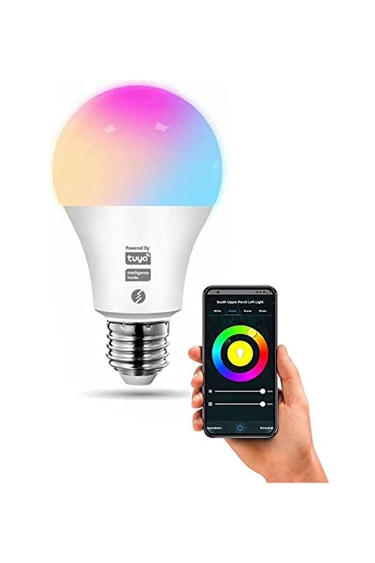 Genel Markalar Sl-rgb9 Akıllı Rgb Led Lamba Ampul 9w 50hz 800 Lümen Wifi Tuya Destekli