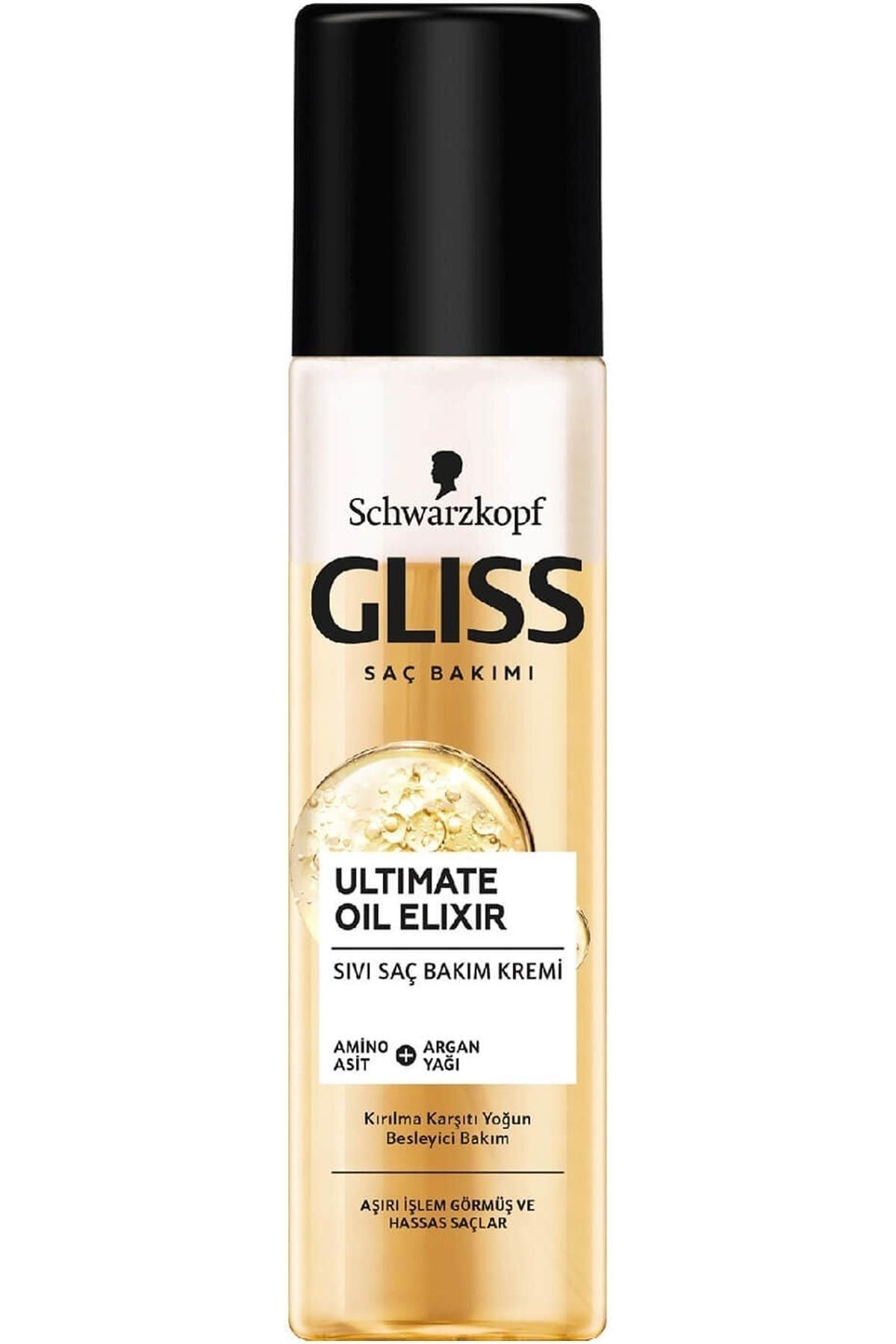 Gliss Sıvı Saç Kremi Ultimate Oil Elixir 200  ml