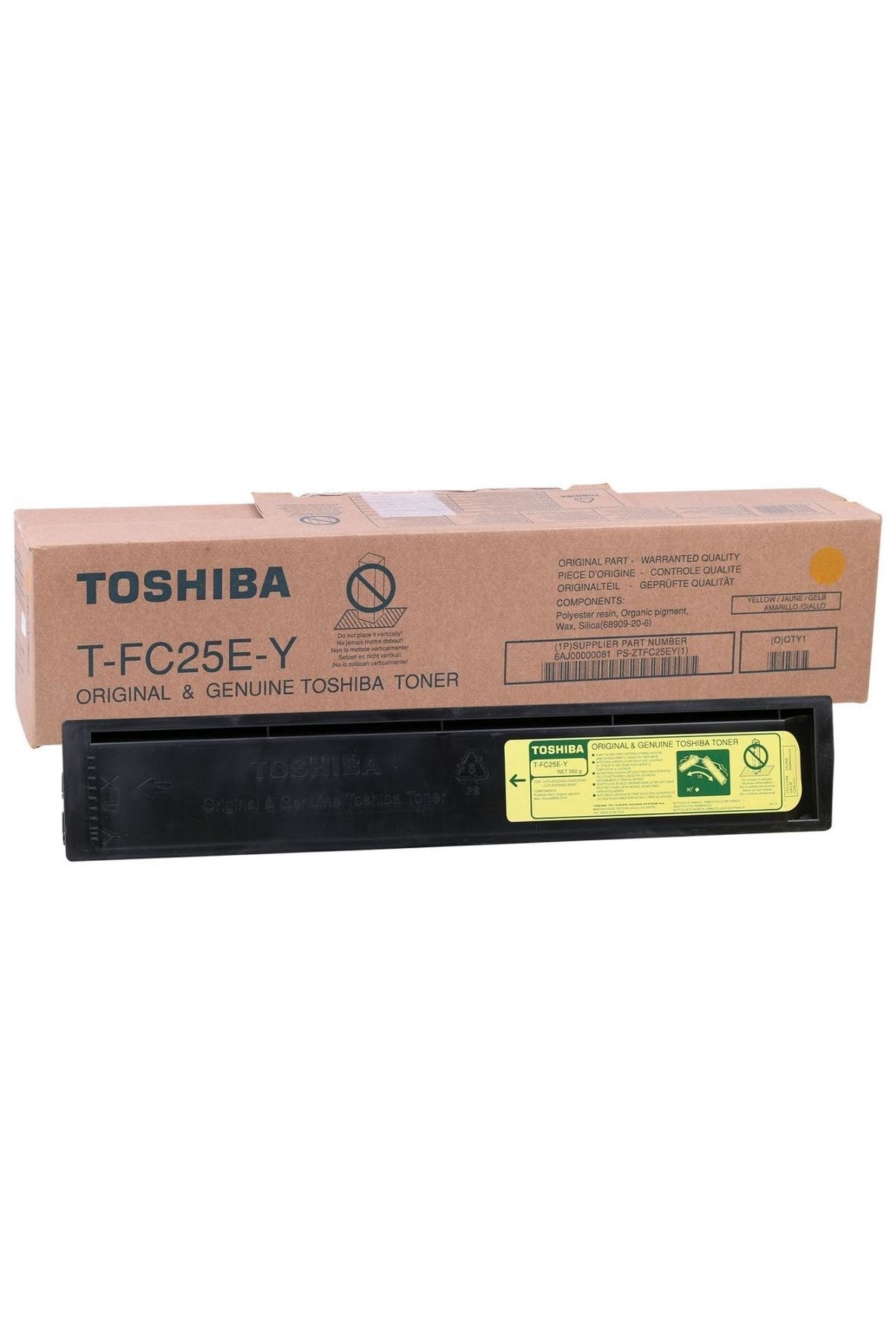 Toshiba E-studio 3540c Orjinal Sarı Fotokopi Toneri T-fc25e (34.2 Uyumlu