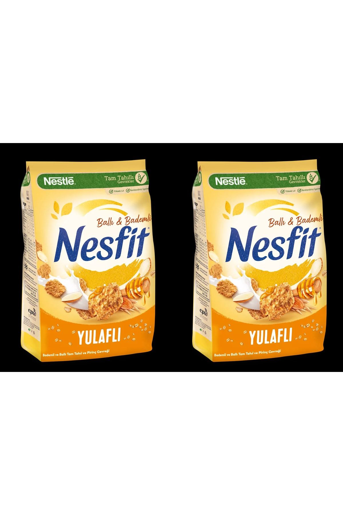 Nestle Ballı Bademli Tam Tahıl Ve Pirinç Gevreği 400 gr X 2 Paket